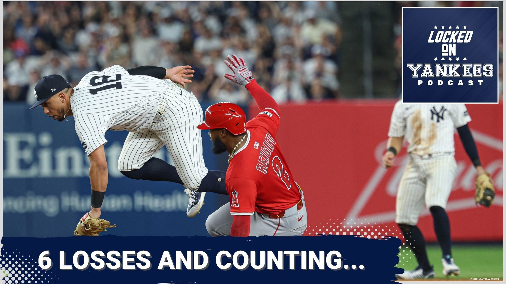 The New York Yankees lost their sixth straight game, failing to hit with runners in scoring position despite home runs from Jazz Chisholm and Cody Bellinger