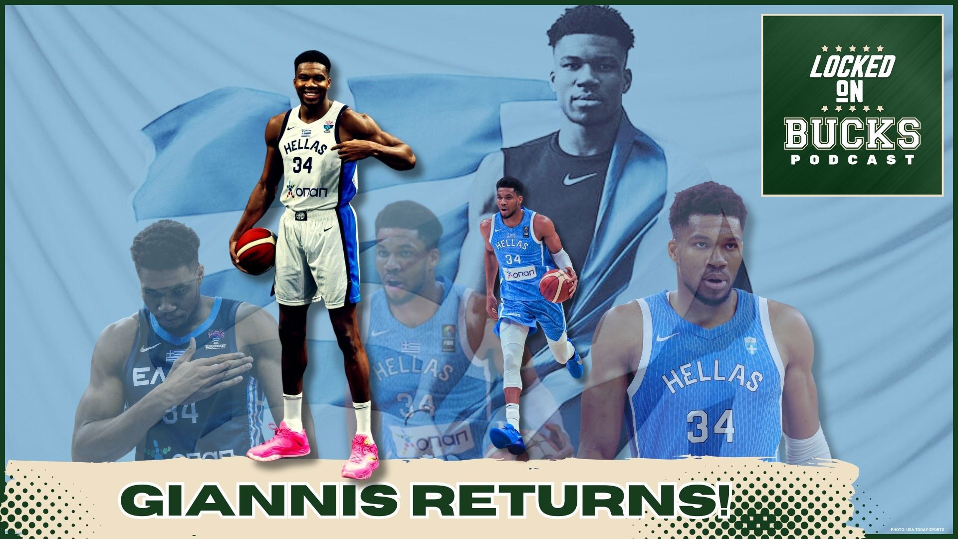 Giannis Antetokounmpo returns to basketball in a friendly match for Greece. The Bucks face criticism in national media coverage.