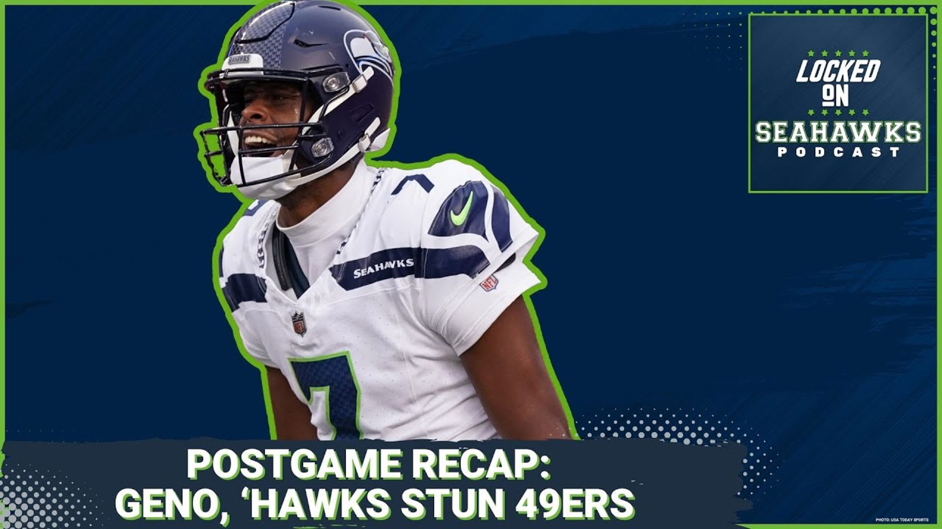 Hanging tough throughout a defensive slugfest, Geno Smith led the Seahawks with his arm and legs to finally snap a six-game losing streak to the 49ers