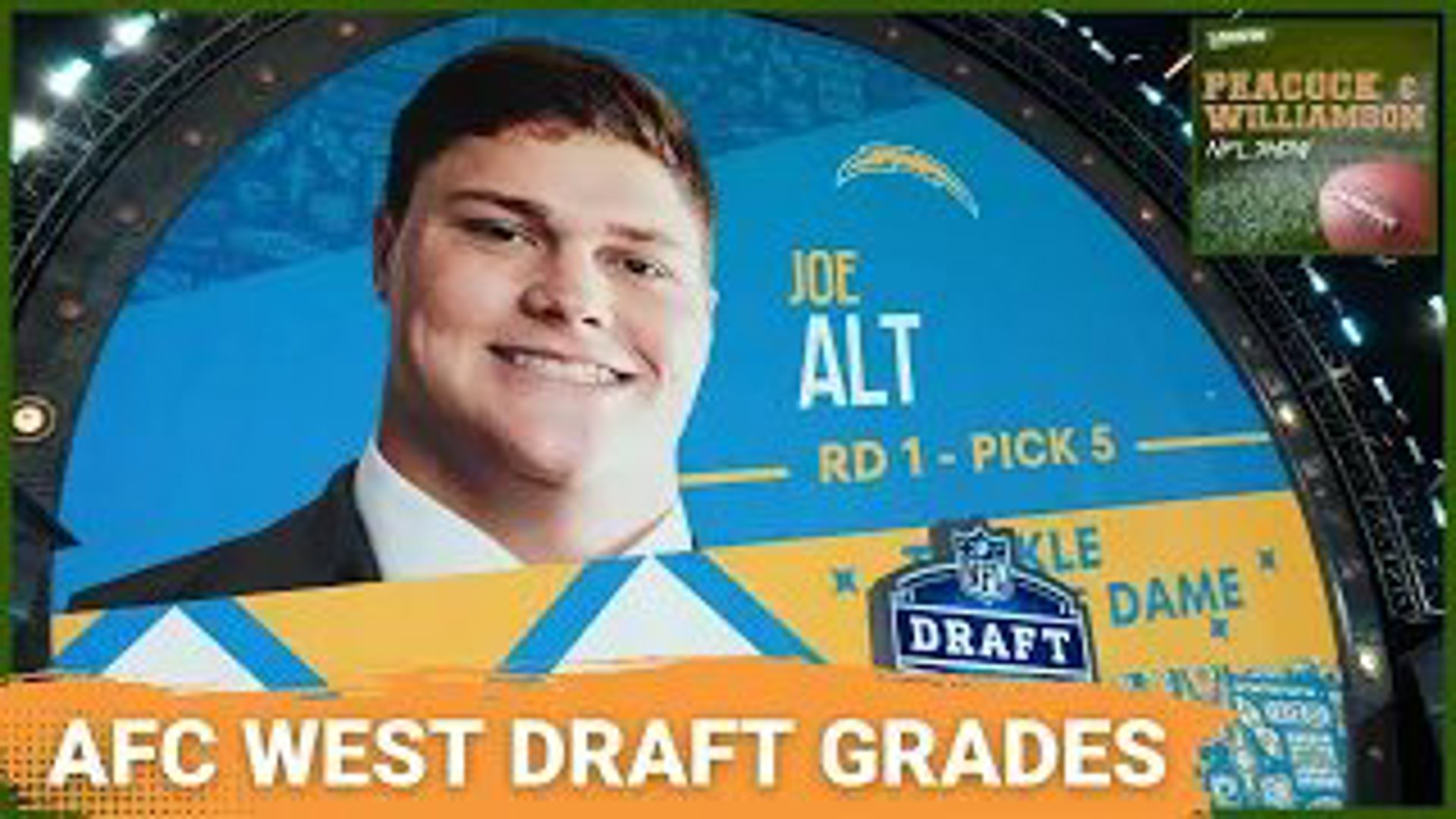 AFC West Draft Grades // All Offense In Round 1 | Wfaa.com