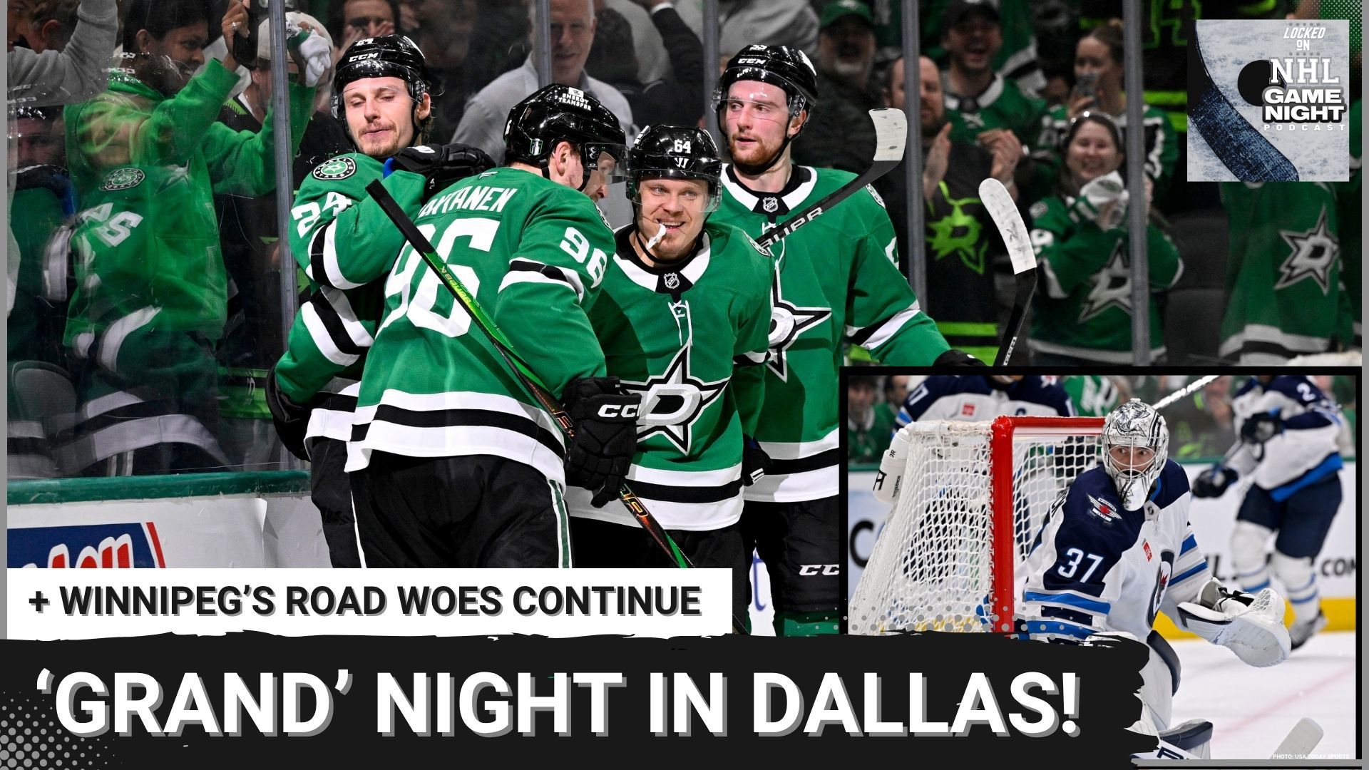 Mikael Granlund did all the goal scoring for the Dallas Stars with his first career hat trick in a 3-1, pushing the President's Trophy winning Jets to the brink!