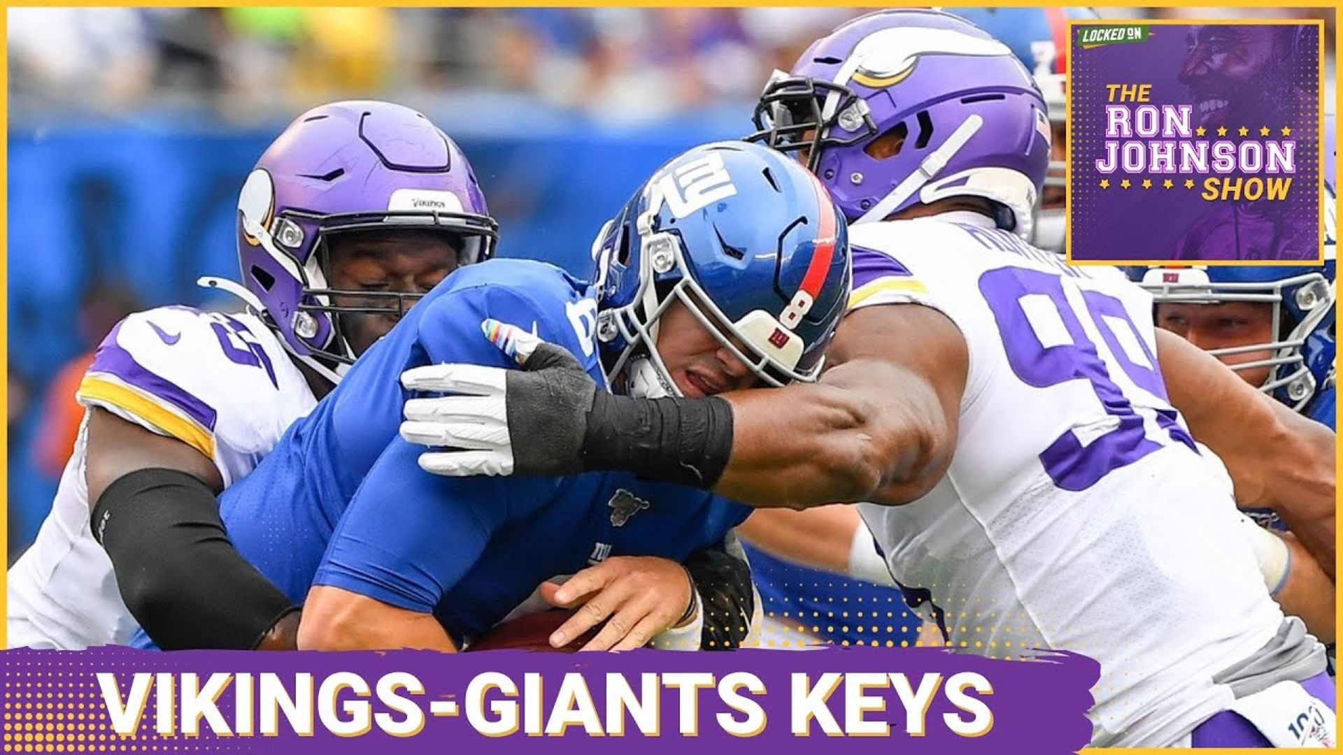 3 KEYS For the Minnesota Vikings vs. New York Giants - The Ron Johnson Show