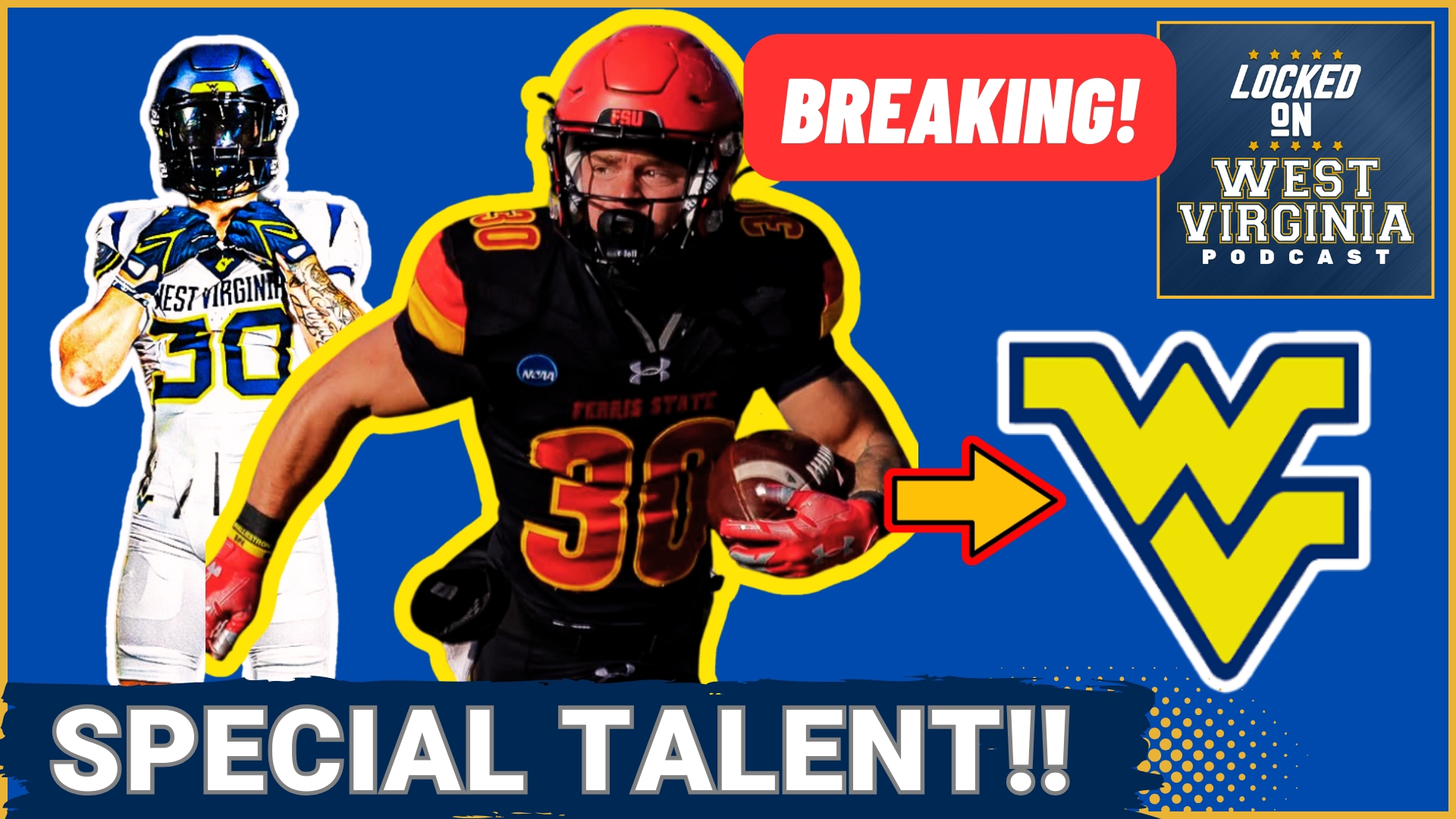 WVU lands ANOTHER Running Back in the Portal. Join Paul as he breaks him down!