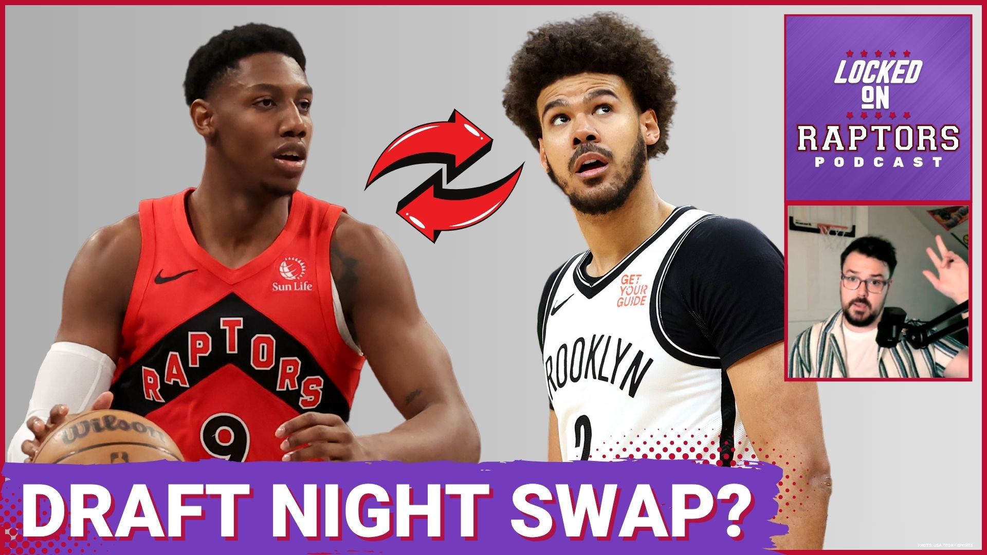 In Episode 1882, Sean Woodley takes a look at whether a Cam + 19 for RJ Barrett + 9 trade would make sense for Toronto.