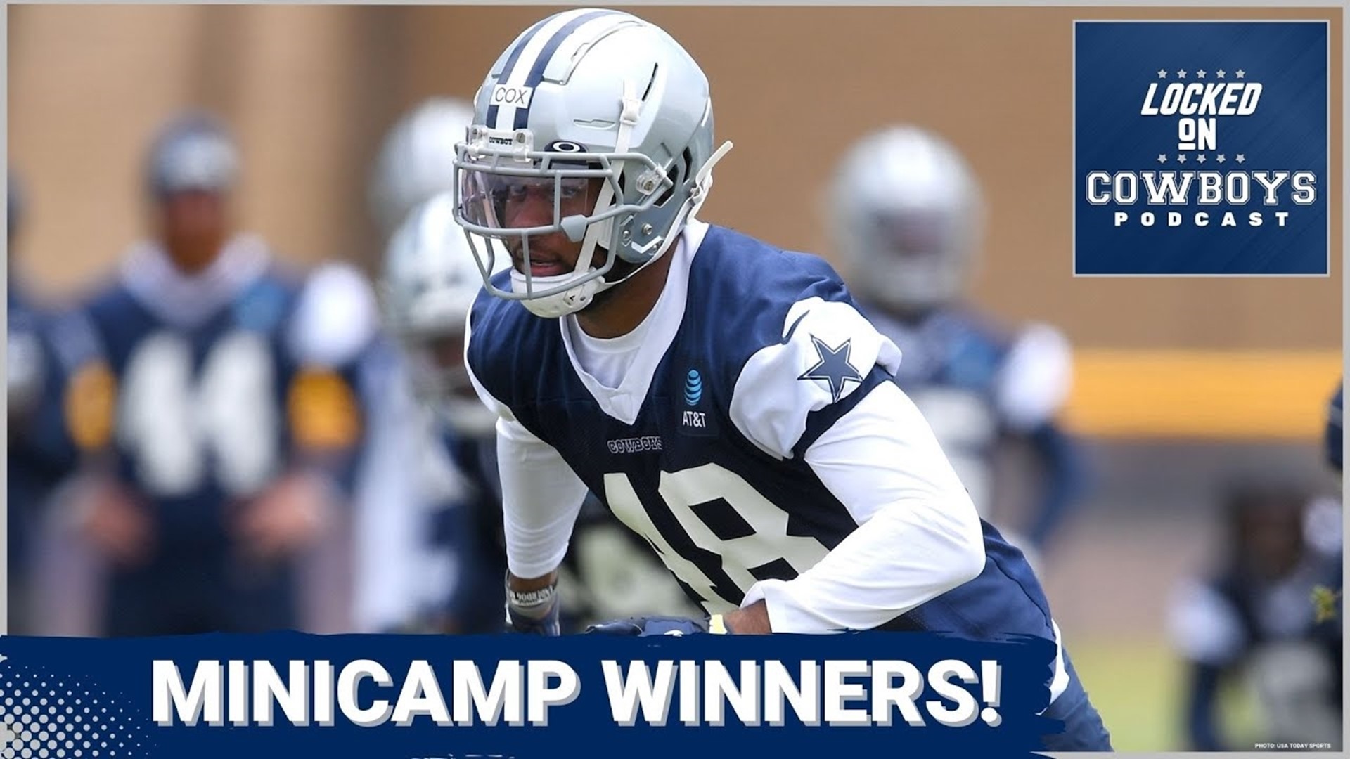 Marcus Mosher and Landon McCool discuss the biggest winners from Dallas Cowboys minicamp practice on Tuesday. They discuss a potential Jabril Cox breakout season.