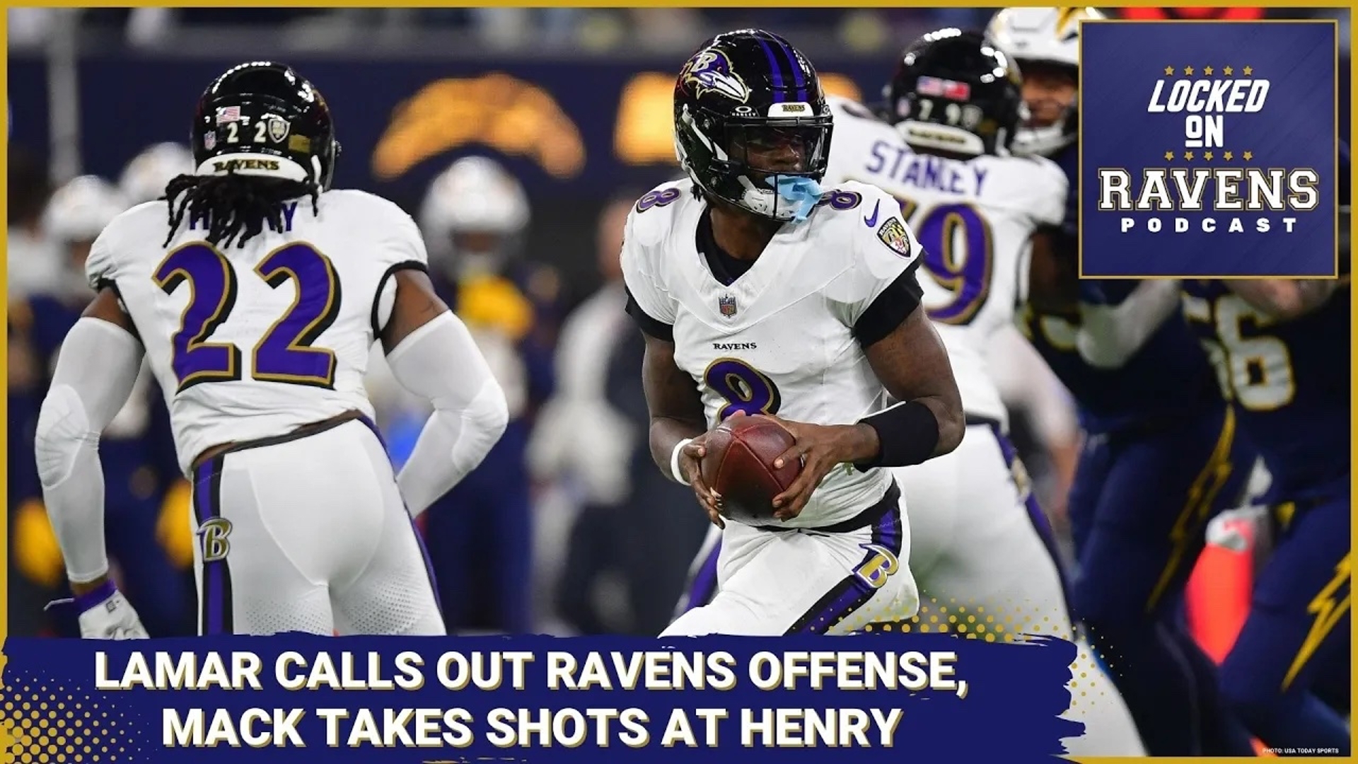 We look at Lamar Jackson calling out the Baltimore Ravens' offense after their Week 12 win over the Los Angeles Chargers, discussing what was said and more.