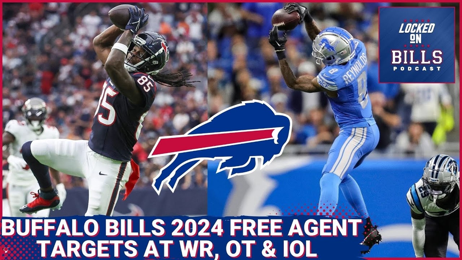 How Buffalo Bills can find wide receivers & OL depth in free agency to