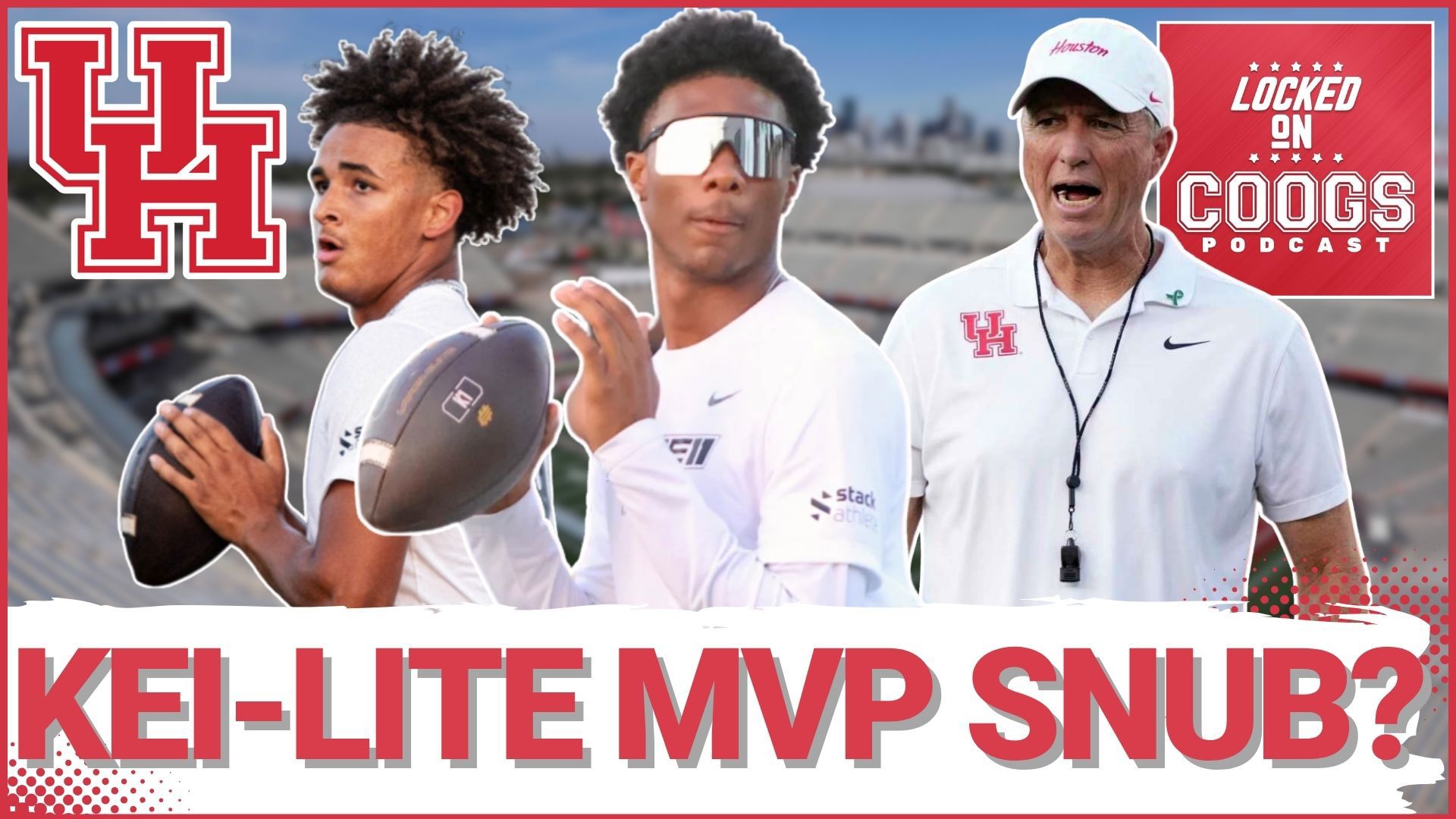 KEISEAN HENDERSON is making waves as the HOUSTON COUGARS' potential next big star. His standout performance at the Elite 11 quarterback camp has the fanbase abuzz