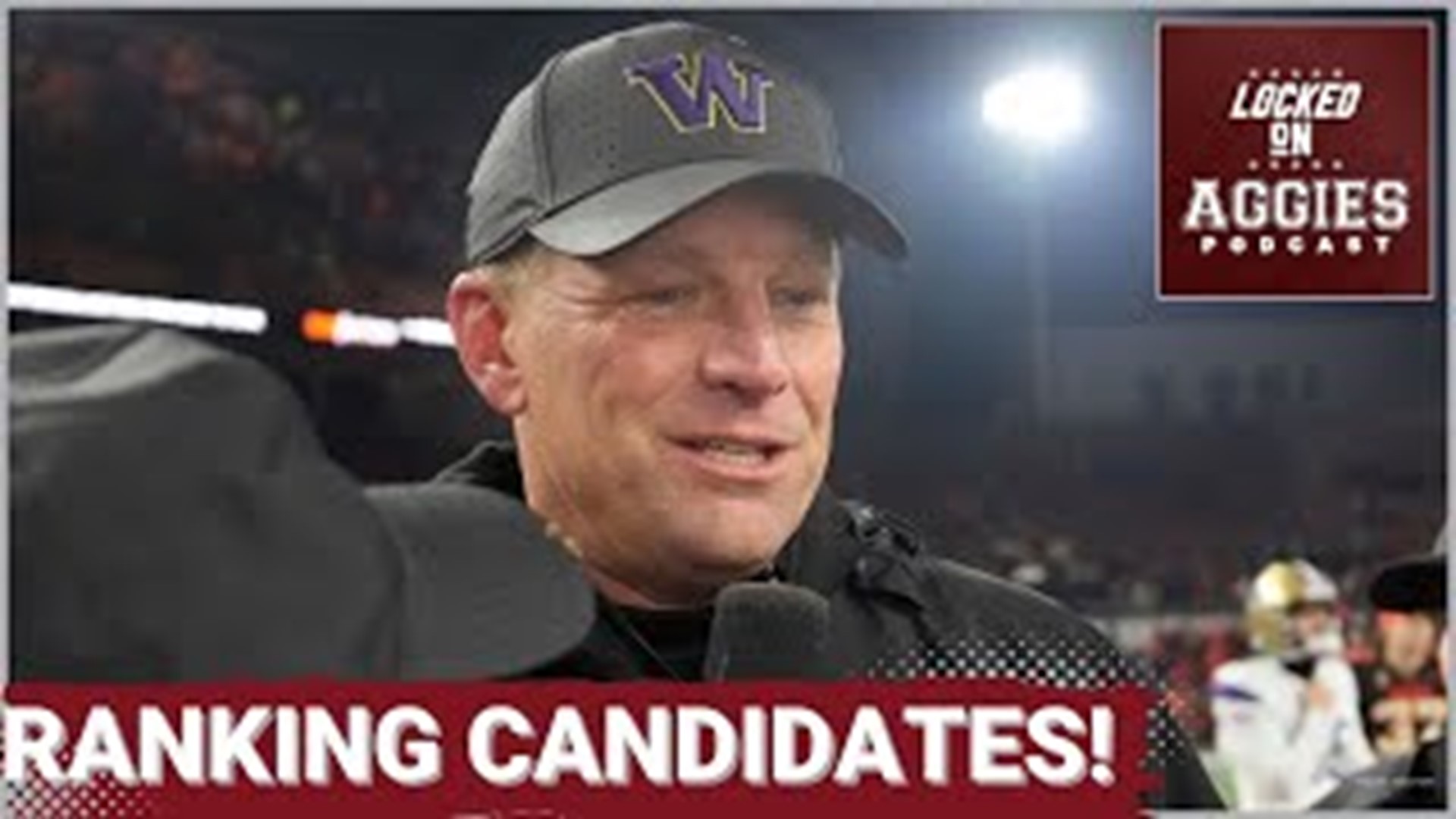 On today's episode of Locked On Aggies, host Andrew Stefaniak puts the head coach candidates for Texas A&M's head coaching job into categories.
