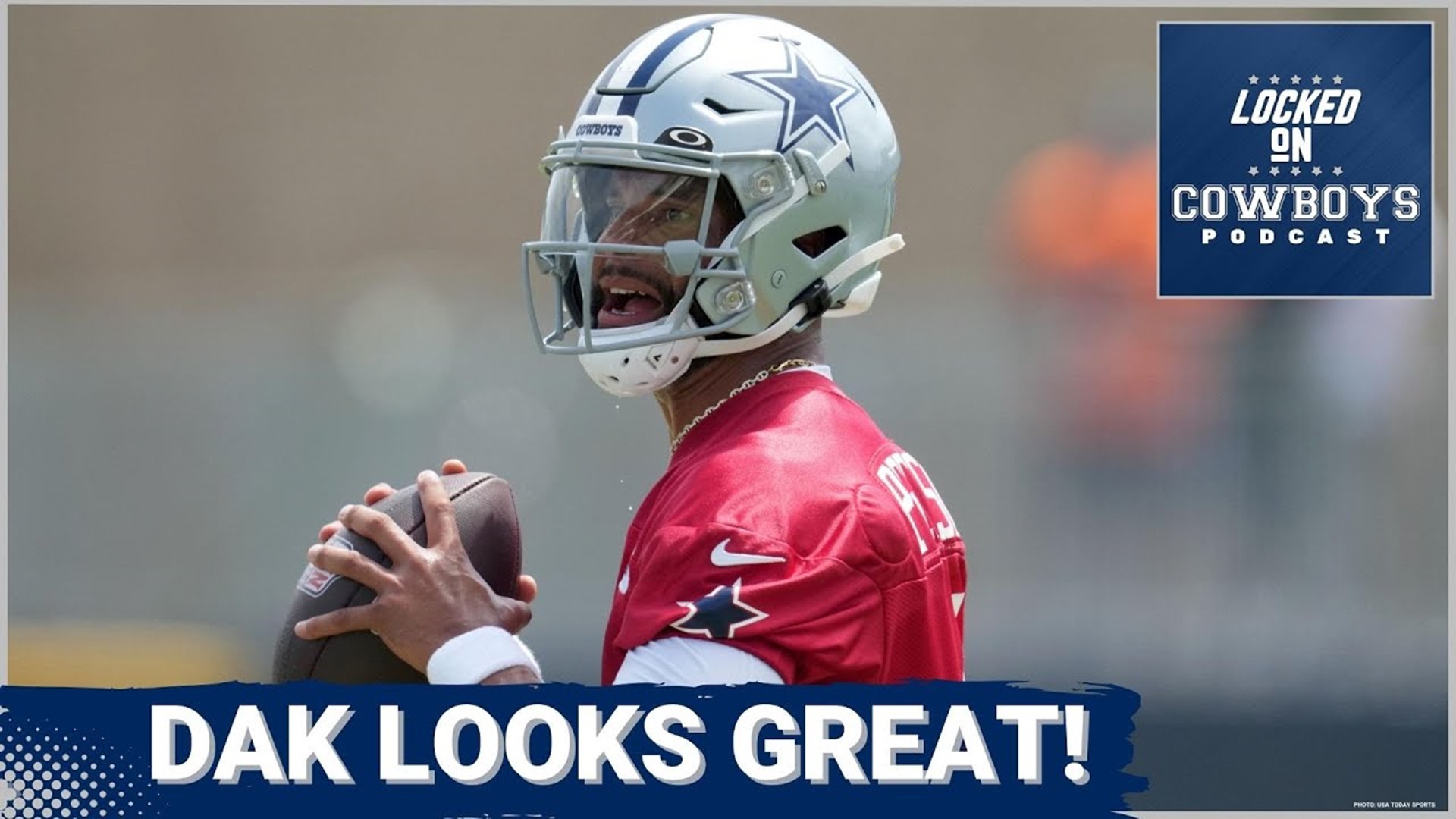 How has Dallas Cowboys QB Dak Prescott performed in training camp so far? And how has his chemistry been with the receivers in practice?