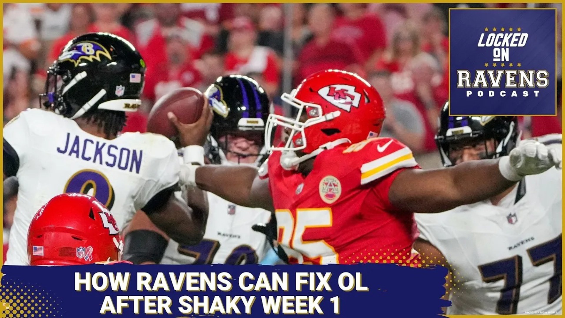 How Baltimore Ravens can fix offensive line after SHAKY Week 1