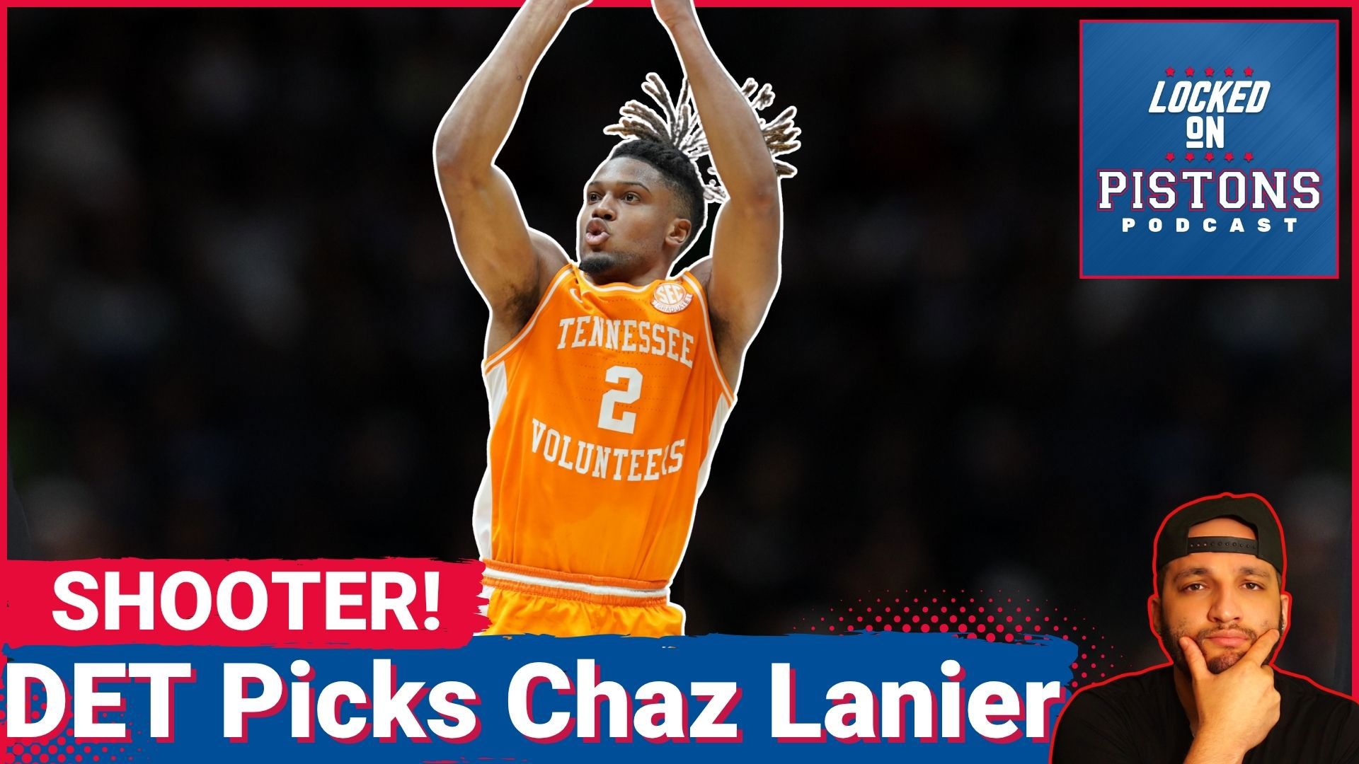 Host Ku Khahil breaks down the Pistons' selection of Chaz Lanier, a lethal sniper from Tennessee, in the NBA draft.