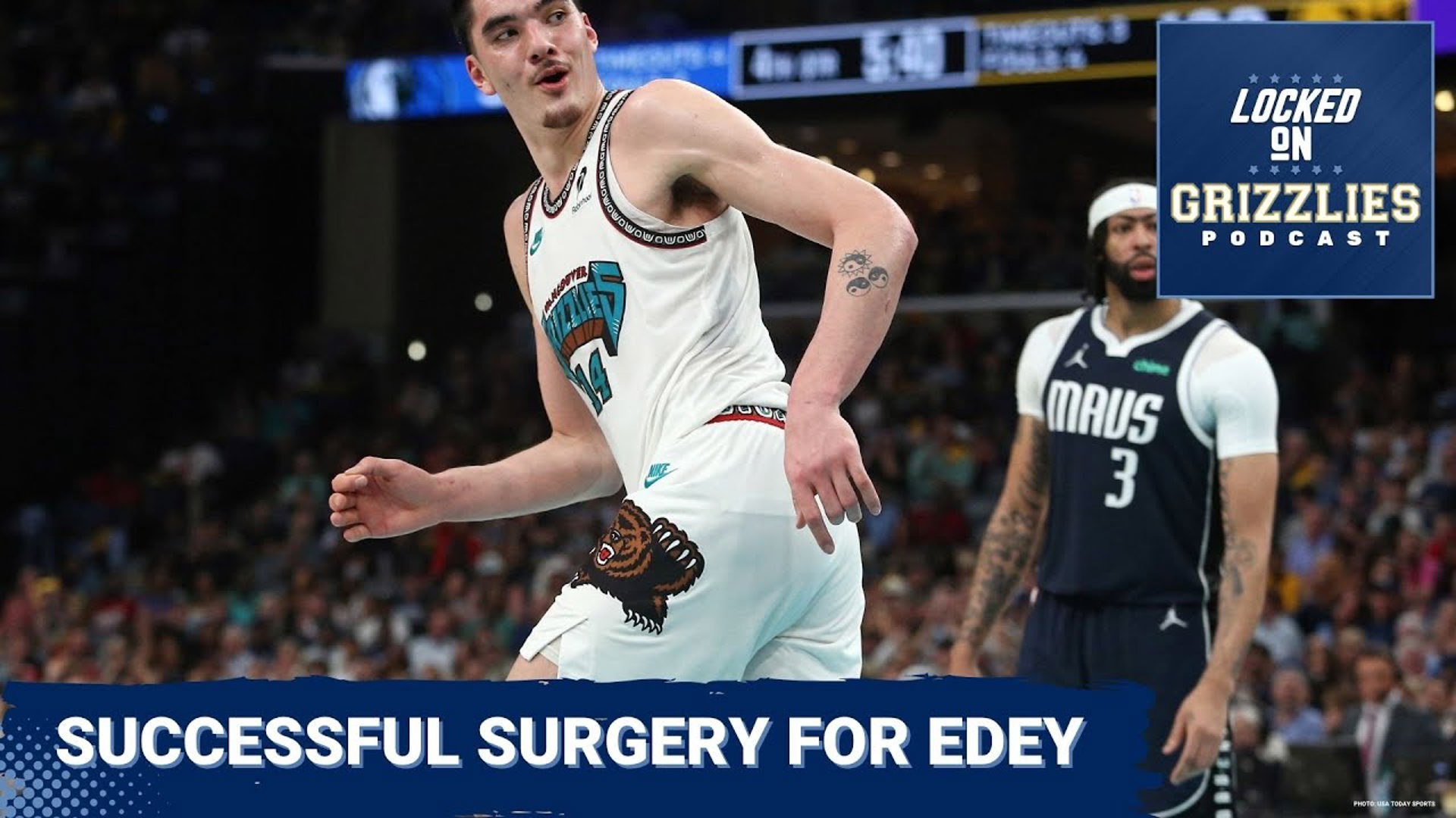 Memphis Grizzlies big man Zach Edey has surgery on injured ankle