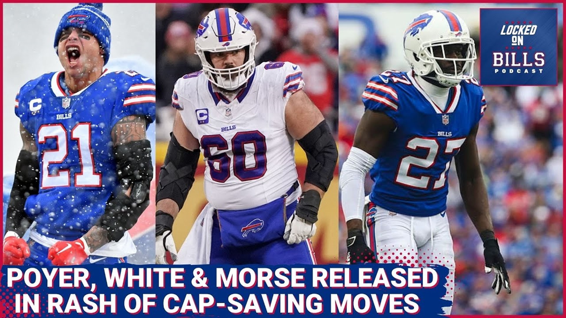 Buffalo Bills release Jordan Poyer, Tre’Davious White & Mitch Morse