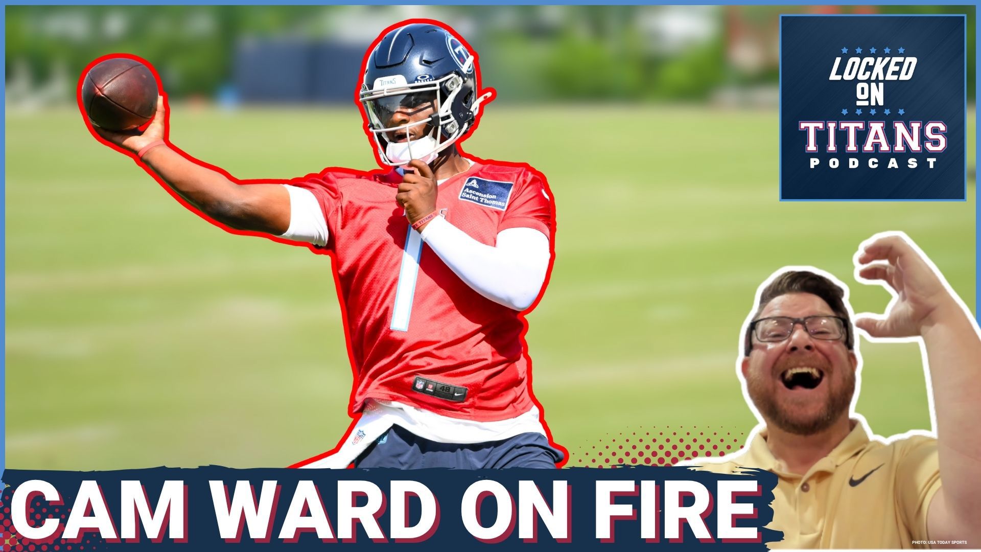 Cam Ward had a rough second week of training camp, but he started Week 3 ON FIRE after multiple red zone TDs and a successful 2-minute drive for a touchdown to end.