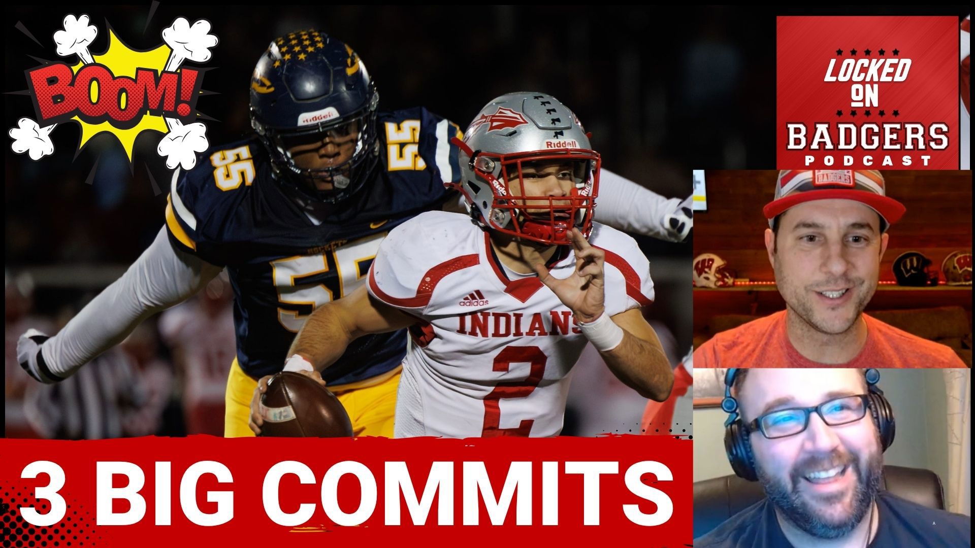BOOM: Wisconsin Badgers football scores big on the recruiting trail landing Scott, Wenzel and Bah!