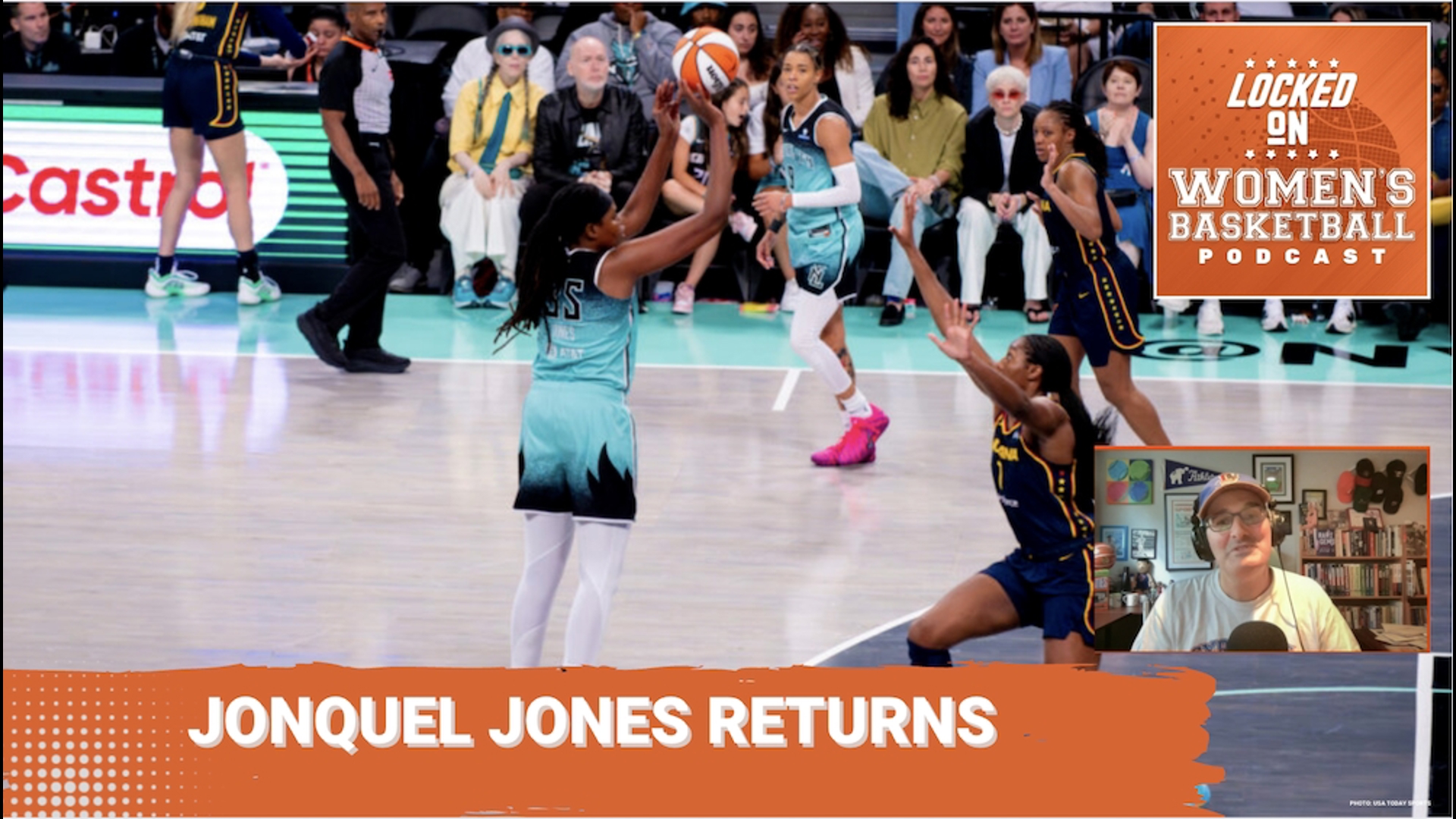 Jonquel Jones is back on the floor for the New York Liberty like she never left. Our Howard Megdal caught up with Jones to talk about her return.