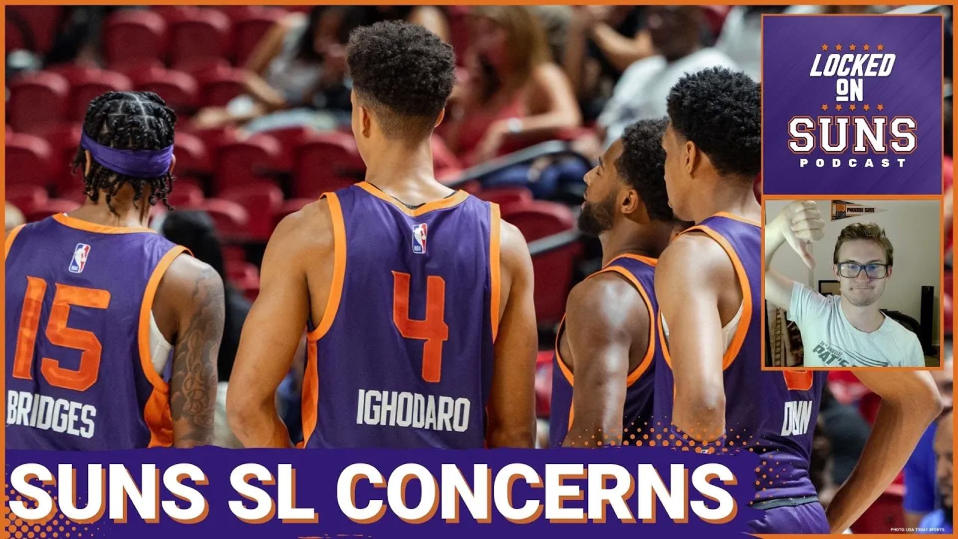 Phoenix Suns rookies Ryan Dunn and Oso Ighodaro couldn't show much in their first NBA Summer League action against a superior Warriors squad.