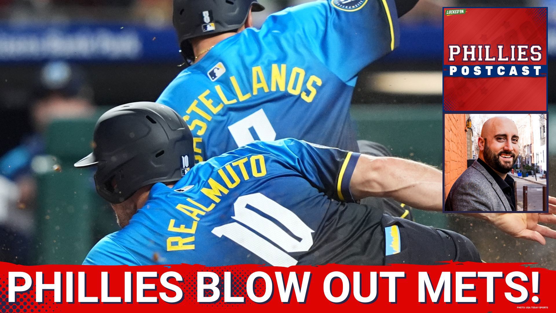 The Philadelphia Phillies beat the Mets 10-2 to retake 1st Place in the NL East!