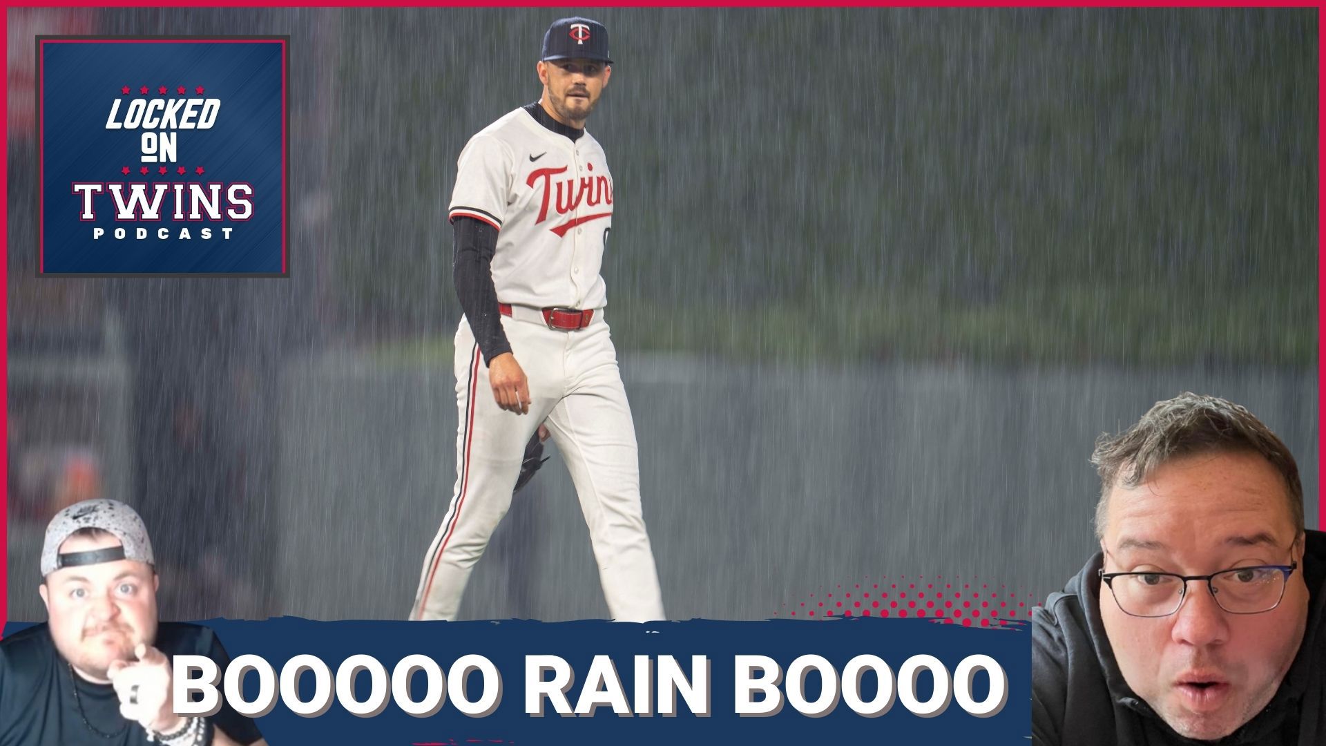 It's raining, it's pouring, no baseball is boring. The Twins and Guards got 3 innings in before the rains came tumbling down.