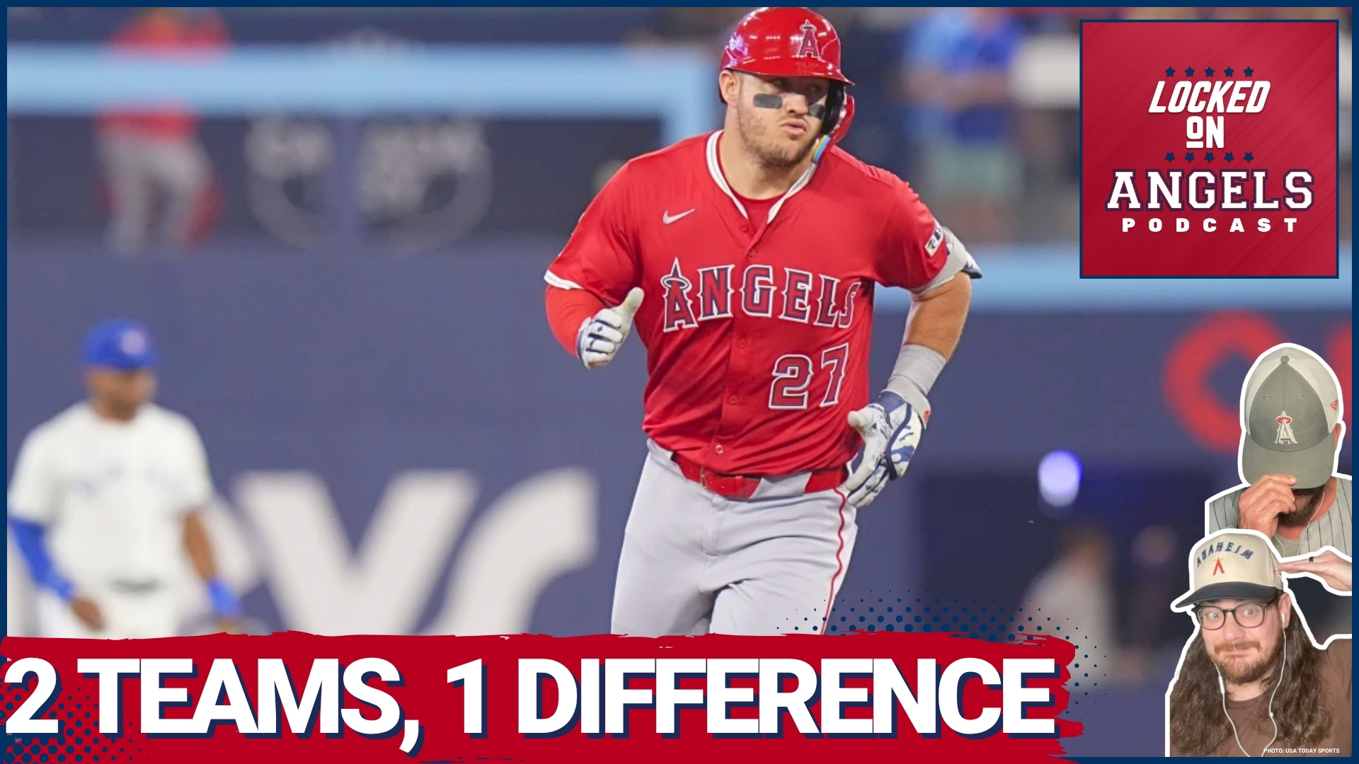 What's the big difference between the Los Angeles Angels and the Toronto Blue Jays?