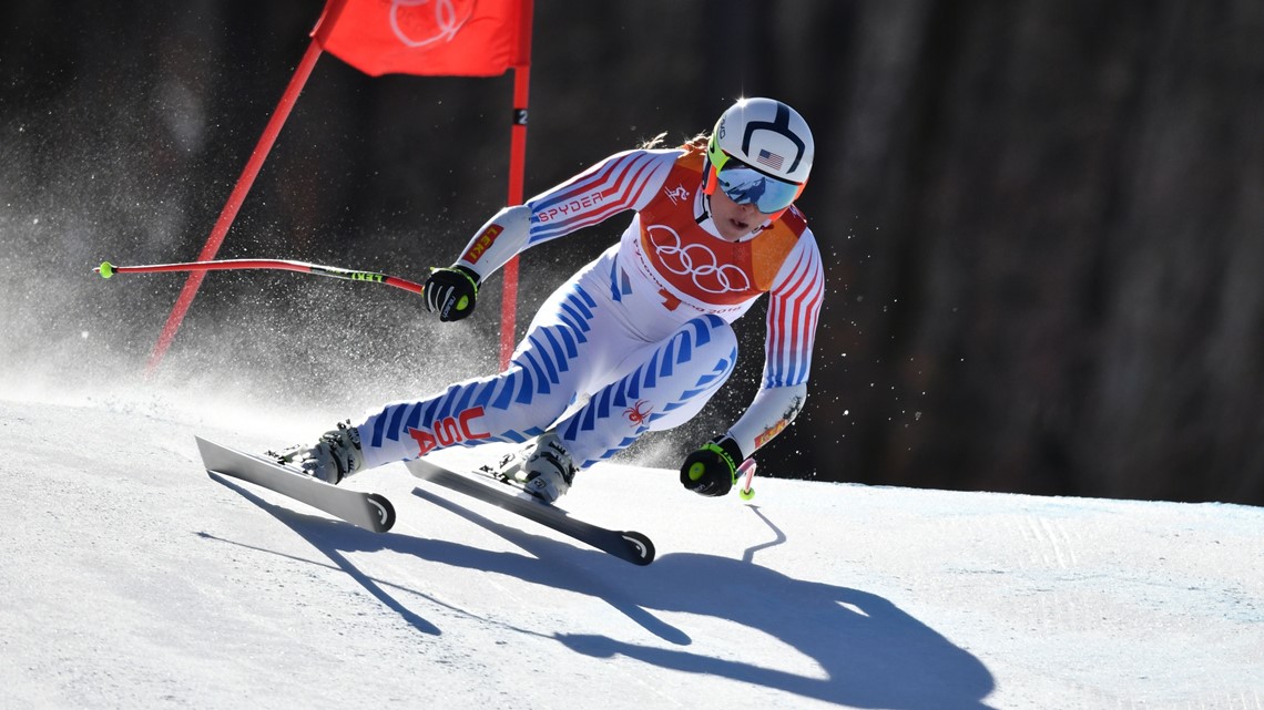Lindsey Vonn misses a medal in SuperG, her first 2018 Winter Games