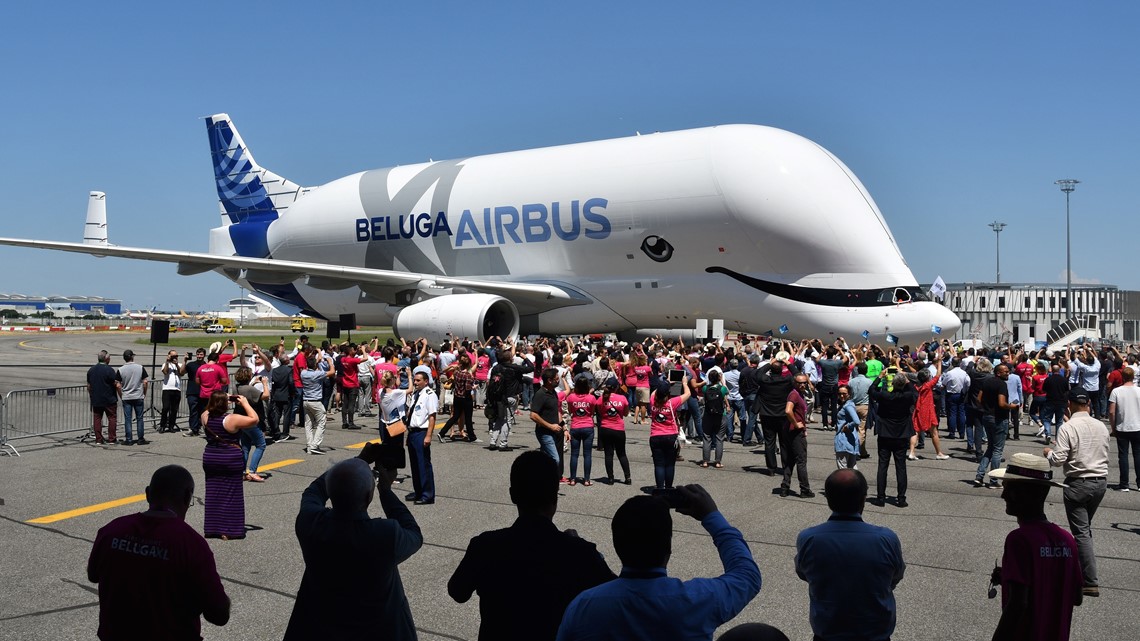 World's strangest-looking airplane? New Airbus 'Beluga' takes flight ...