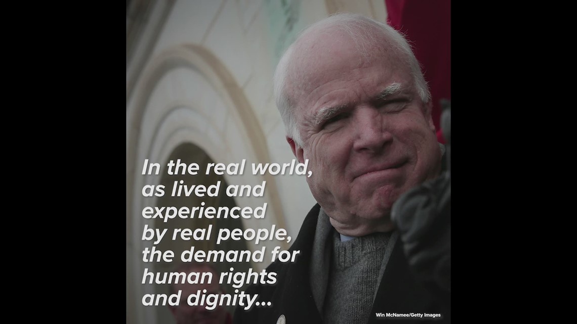 Remembering John McCain: 7 quotes from the late senator | wfaa.com