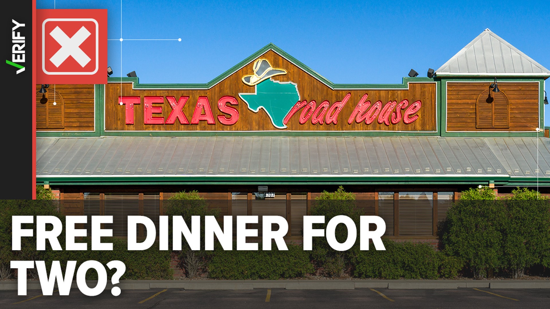 A viral post claims Texas Roadhouse is giving away a free meal for two people for anyone who comments on their post. However this is false.