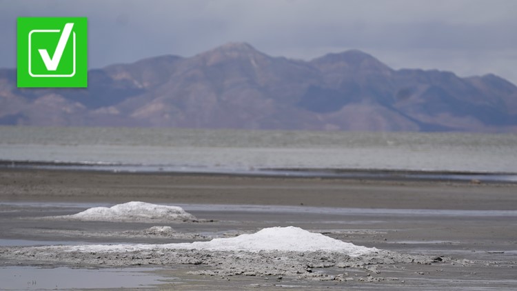 Yes, the Great Salt Lake is shrinking