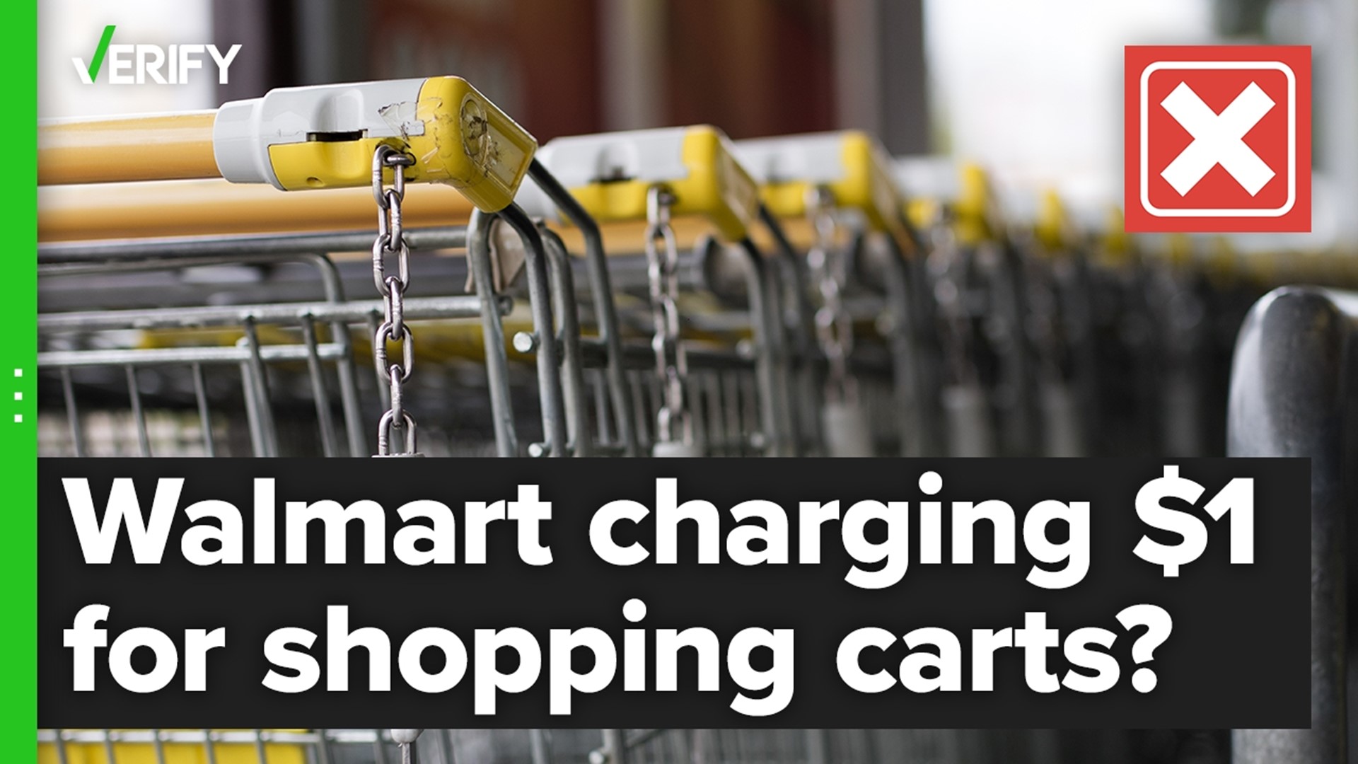 Walmart isn't charging 1 to use carts