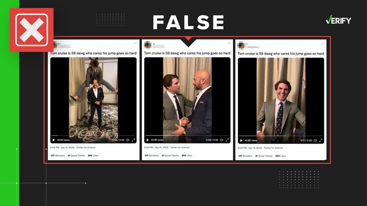 No, a video of Tom Cruise jumping over Keegan-Michael Key isn’t real. It’s a deepfake