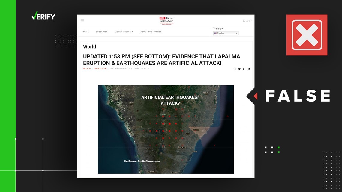 The nature of the La Palma earthquake, the resulting network of the mapping method