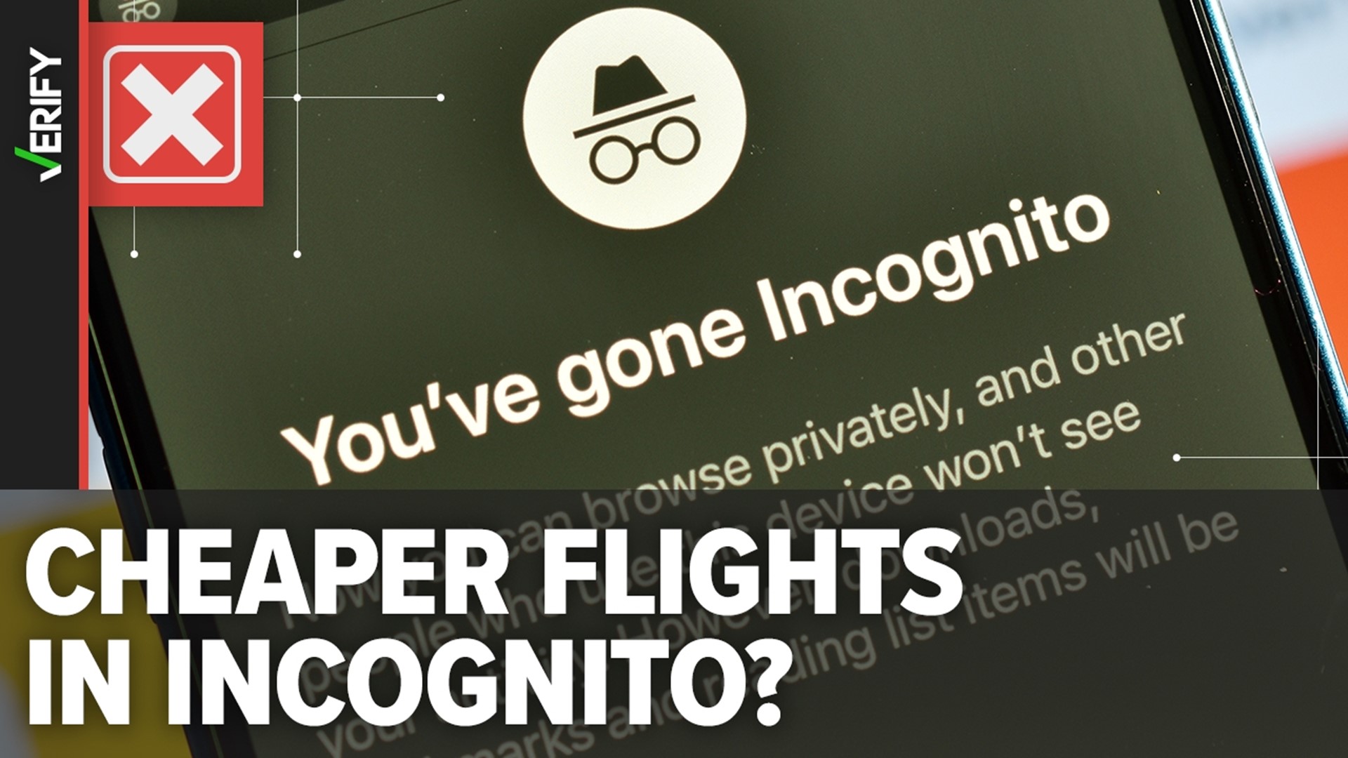 It’s a myth that searching for flights in incognito mode will make them cheaper. Clearing cookies in your browser also will not help you save money on airfare.