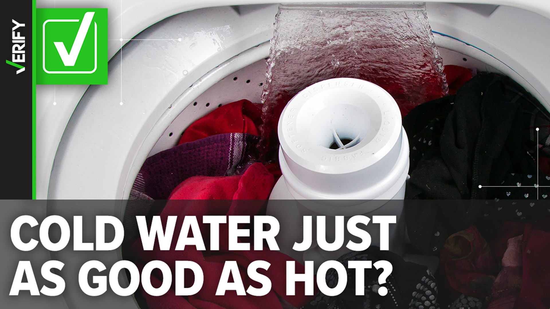 Washing clothes in cold water is as effective as using hot water