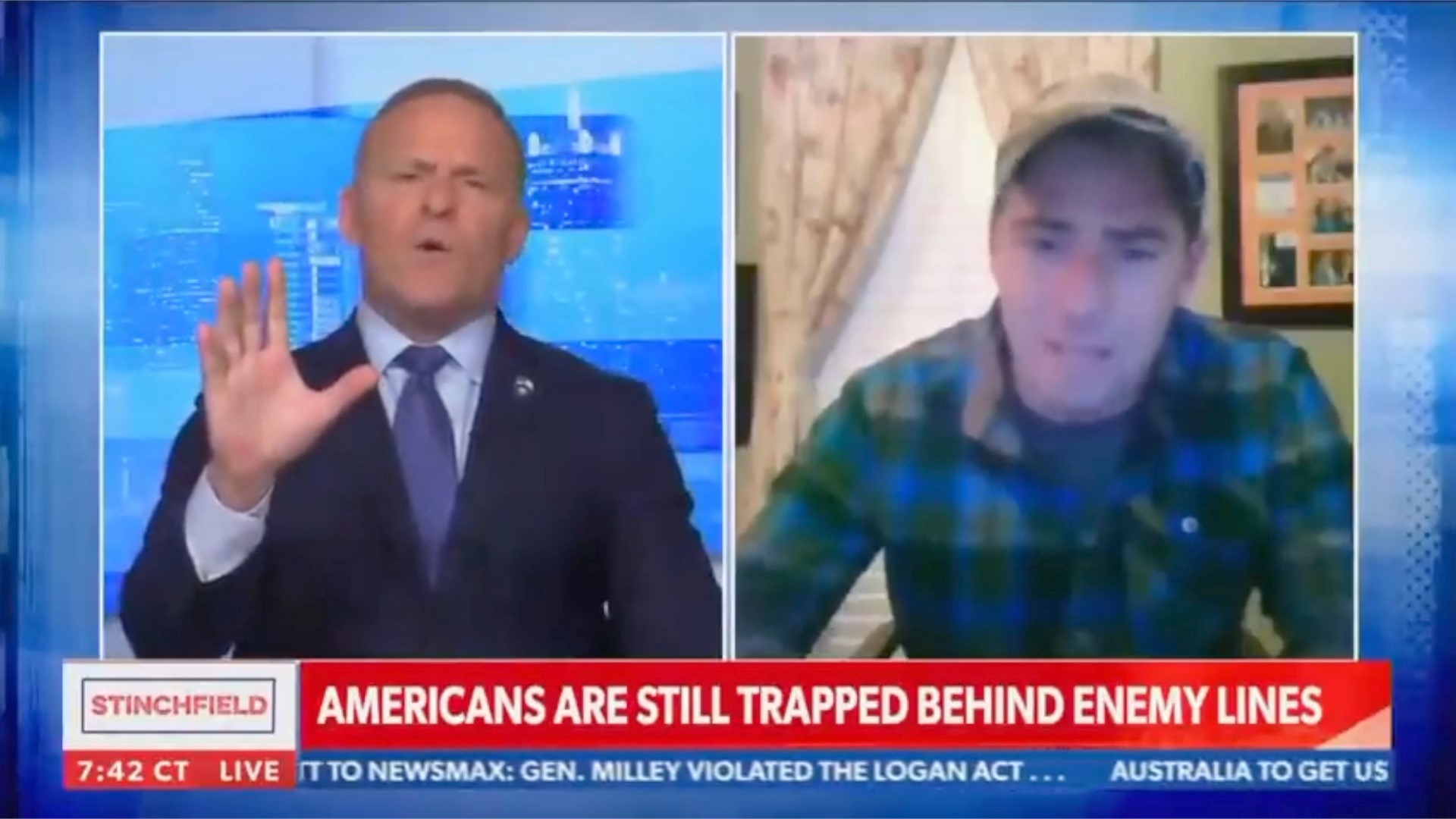 Newsmax Host Cuts Off Veteran, Berates Him For Criticizing Trump in  Afghanistan Withdrawal | wfaa.com