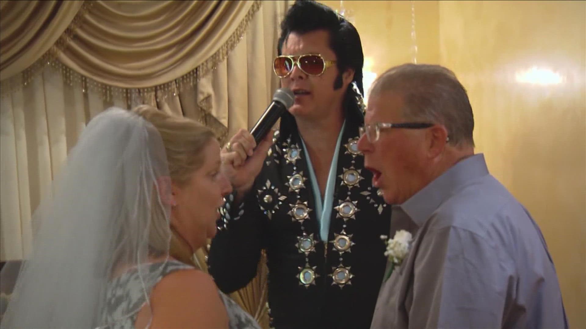 The city's wedding industry generates $2 billion a year, and officials say Elvis-themed weddings are a big part of that.