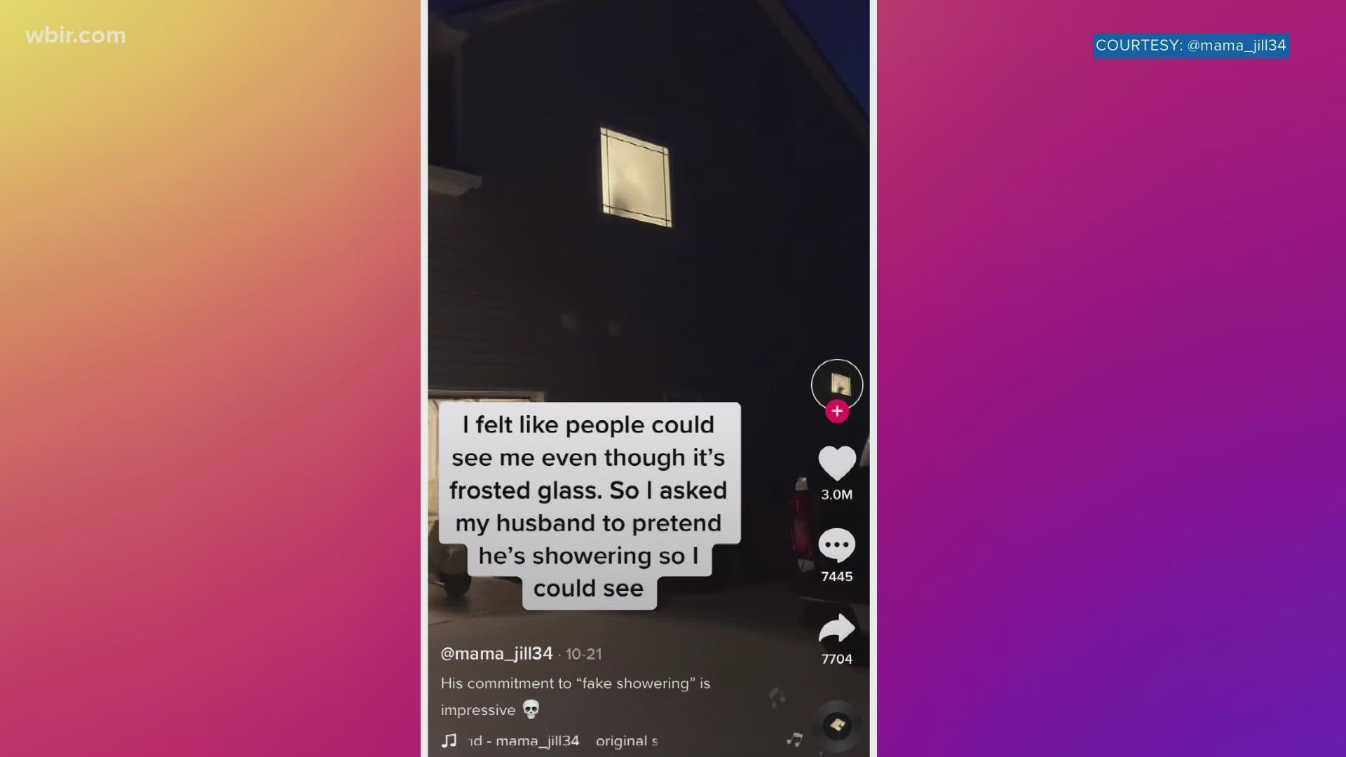 18 million views later, people around the world know about the couple's see-through frosted glass window and how they are making the window worthwhile.