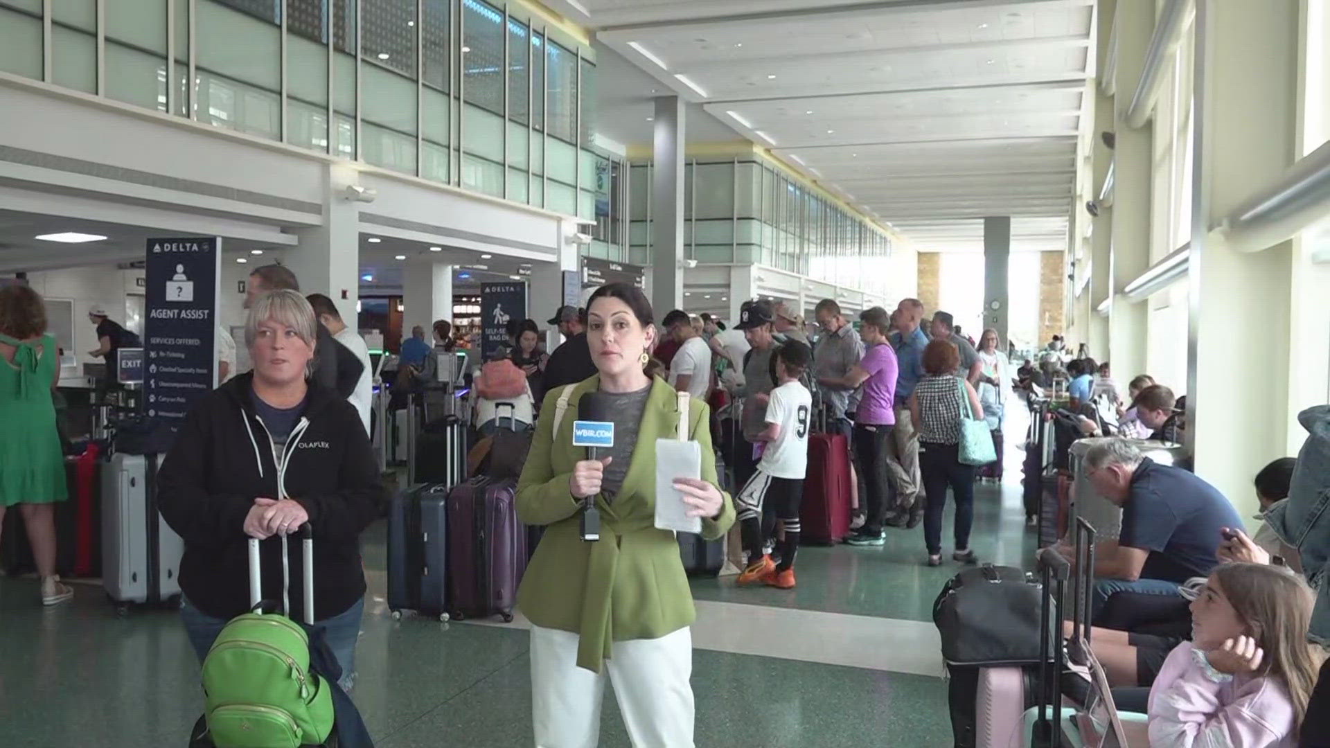 Airlines have begun offering travel waivers and Allegiant Airlines canceled every flight scheduled before 2 p.m. EST