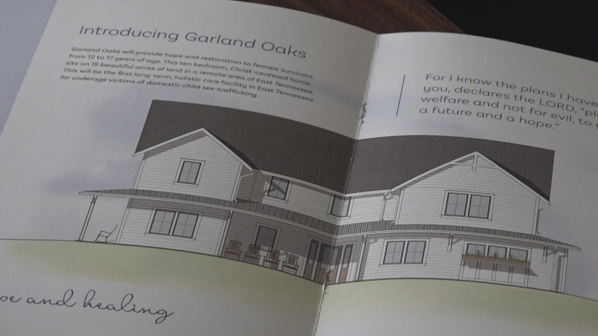 Garland Oaks is a home for girls between 12 years old and 17 years old who are survivors of trafficking.