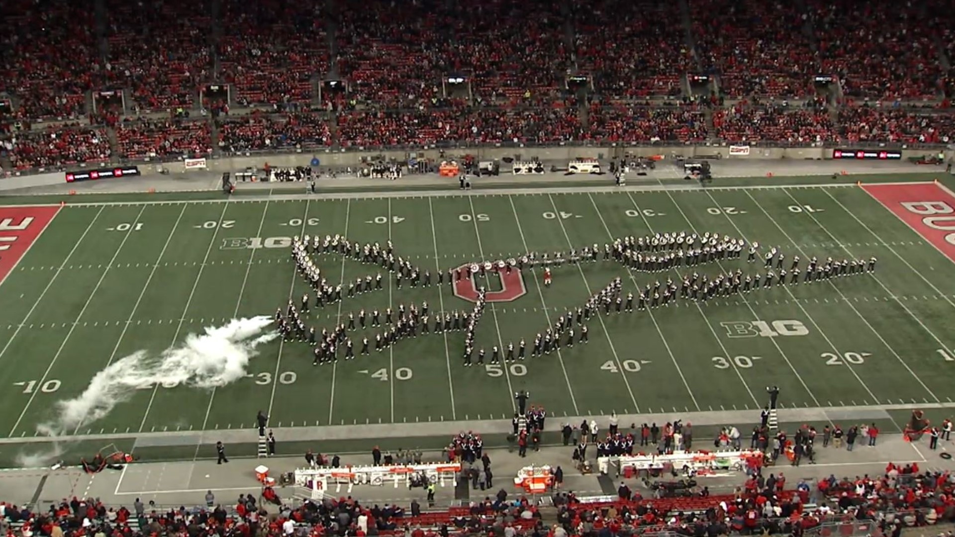 Get ready to have your breath taken away as the Ohio State Marching Band takes us on the highway to the danger zone with this week's halftime show.