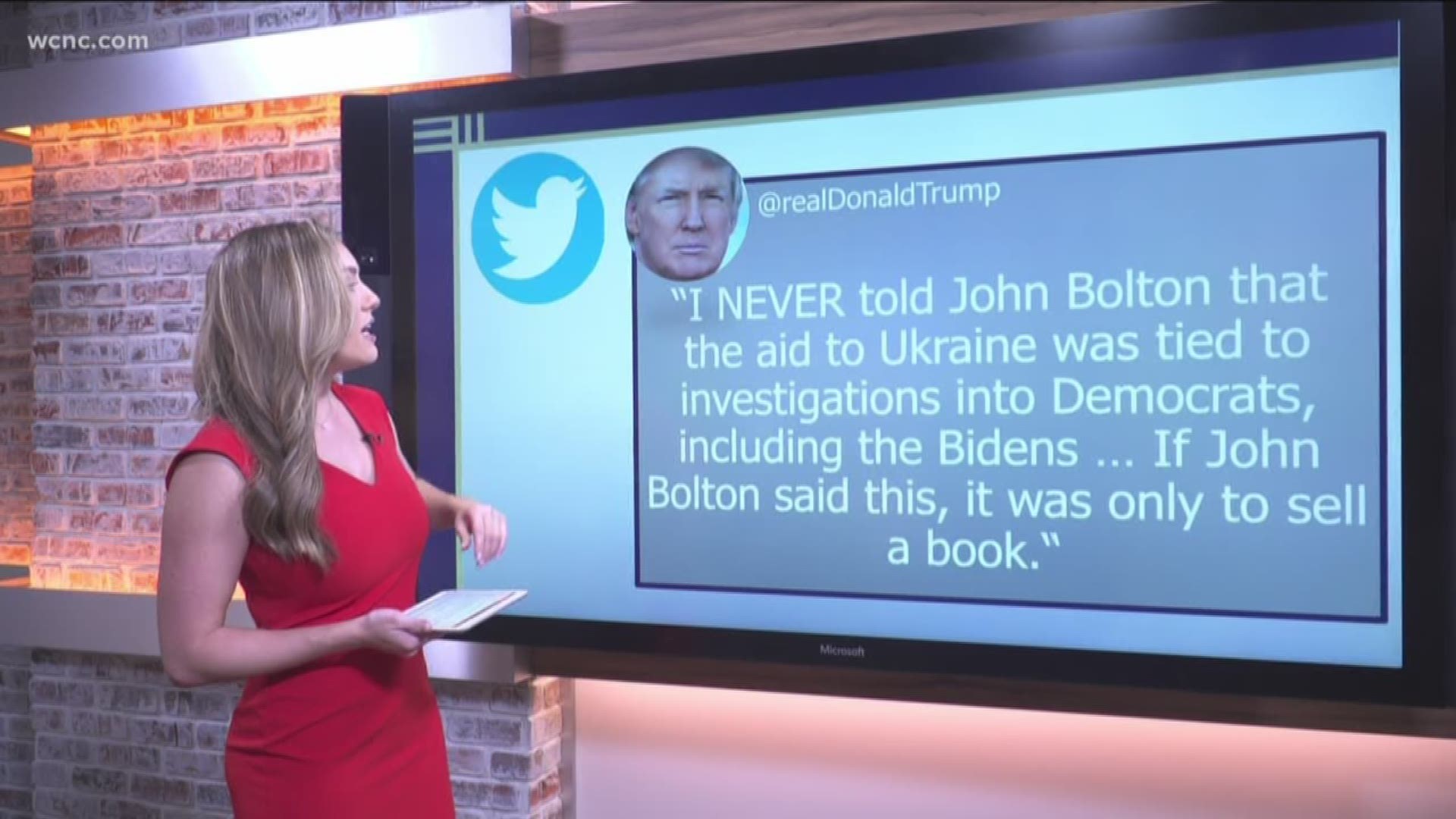 In his new book, John Bolton reportedly says President Trump wanted to withhold aid to Ukraine pending an investigation into Hunter Biden.