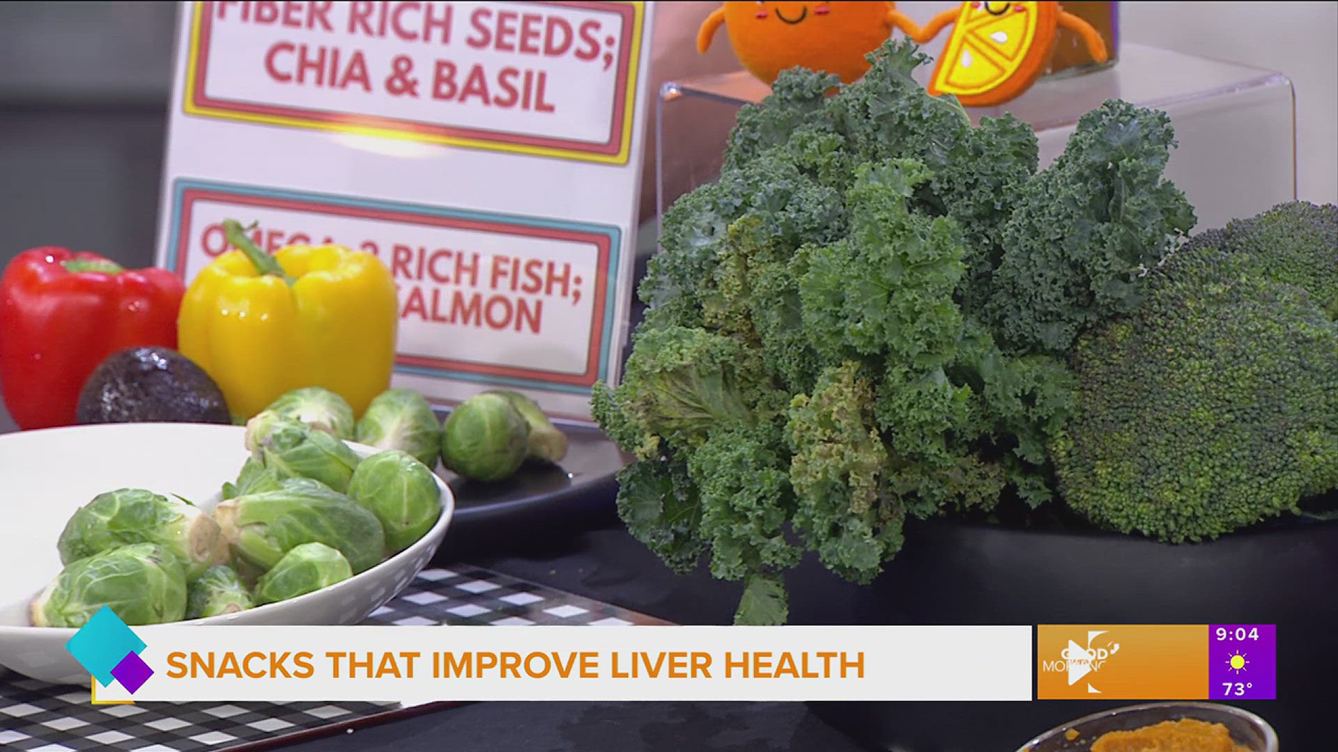 Dietitian Whitney Stuart gives tips on healthy snacks that can promote liver health.