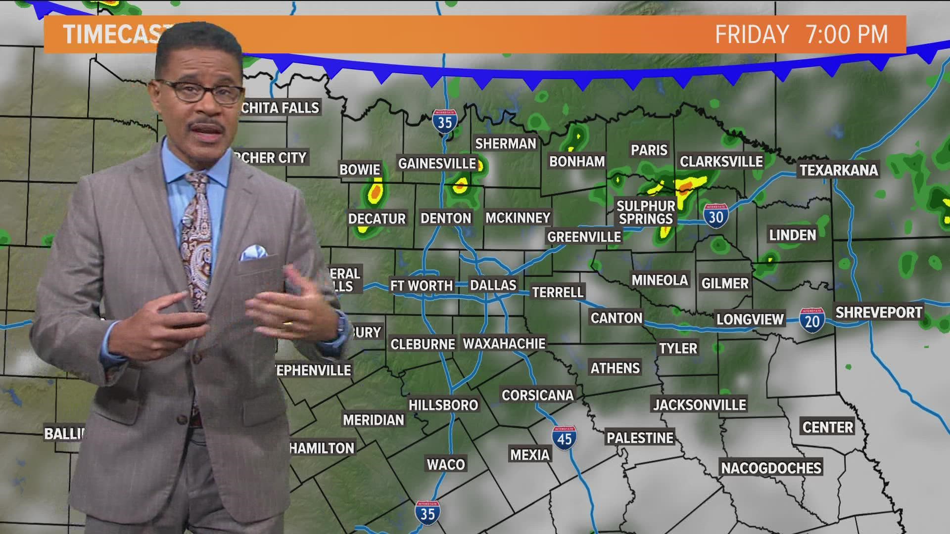 dfw-weather-latest-weekend-storms-rain-timing-wfaa