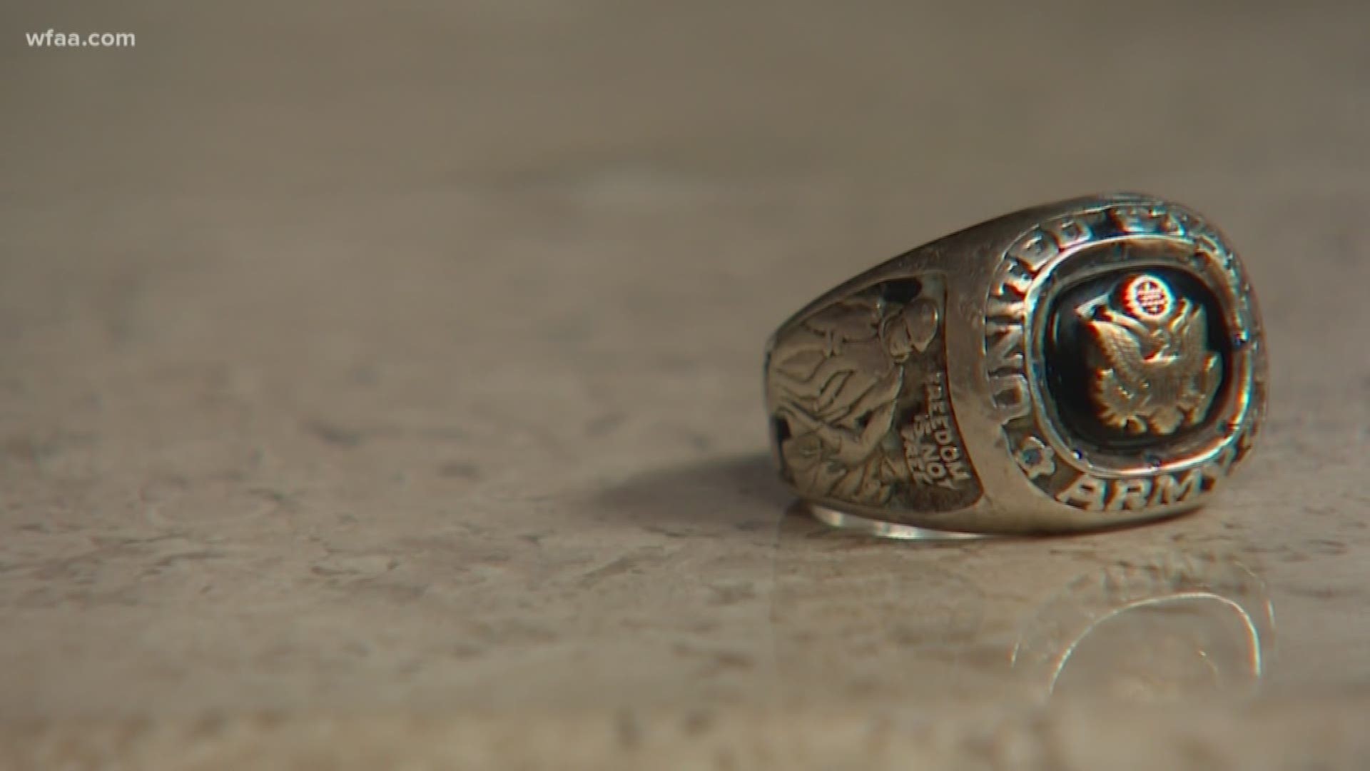 Veteran finds military ring