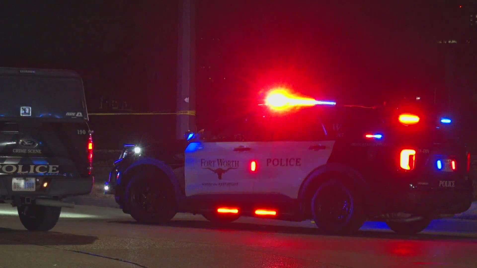 A 43-year-old man was shot and killed at the scene of a car accident in Fort Worth.