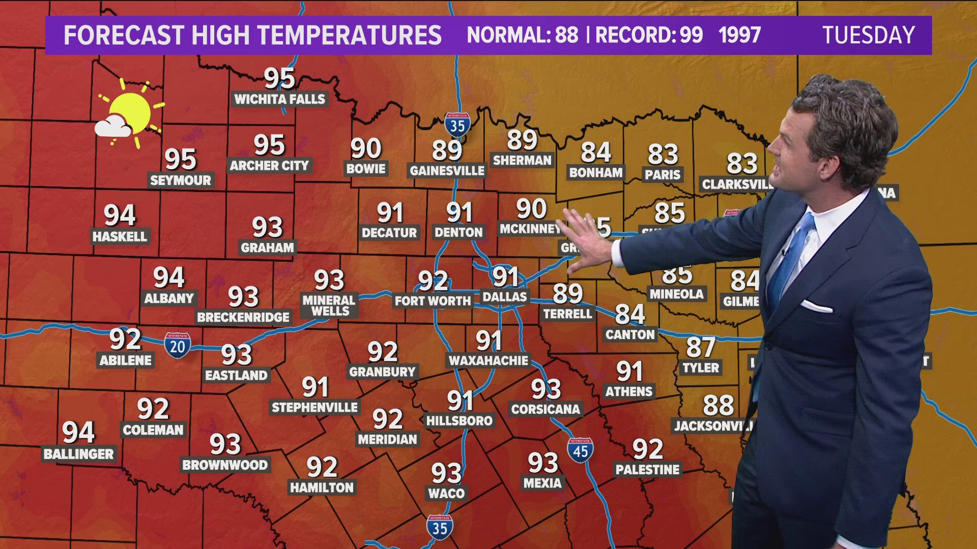 Temps soar to warmer than normal for mid-September.