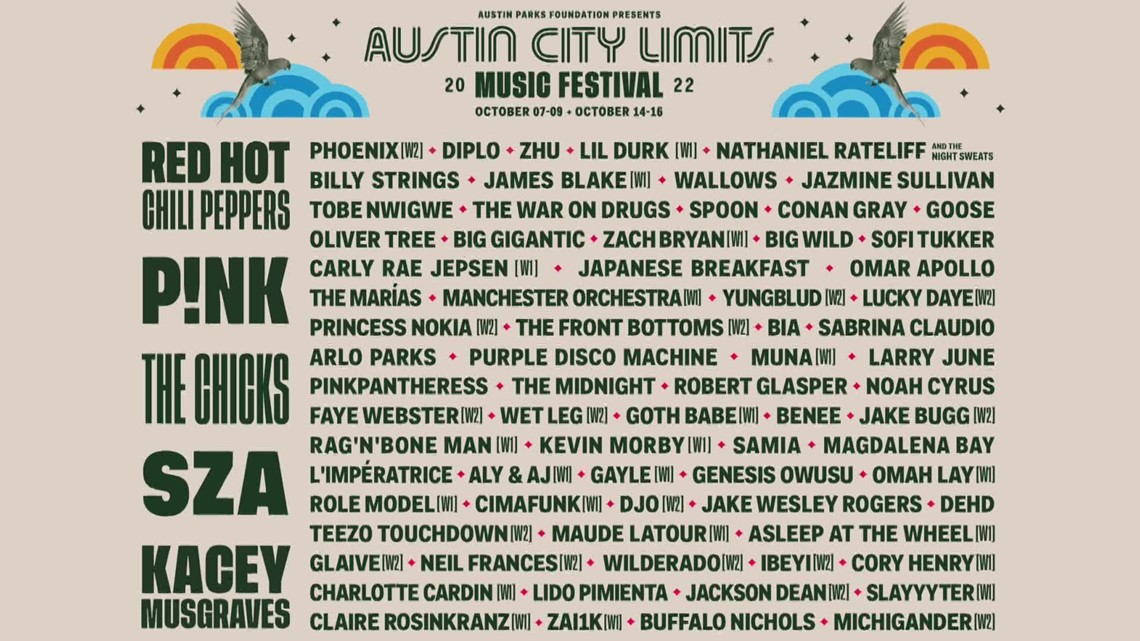 Red Hot Chili Peppers, Lil Nas X and Kacey Musgraves among headliners ...