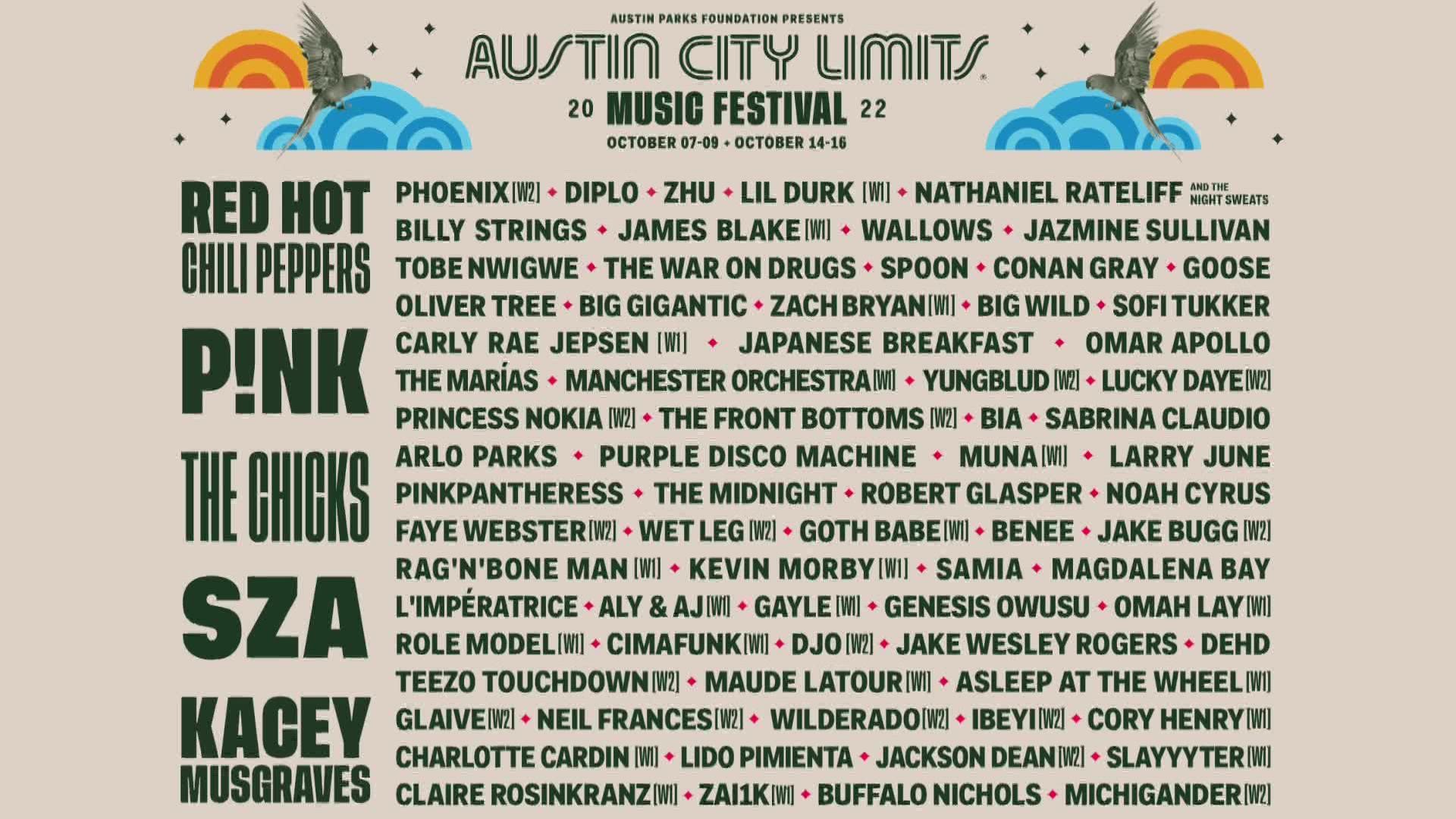 Are you ready, fest-goers? The lineup for the 2022 Austin City Limits Music Festival is out now, and Arlington is also holding a festival.