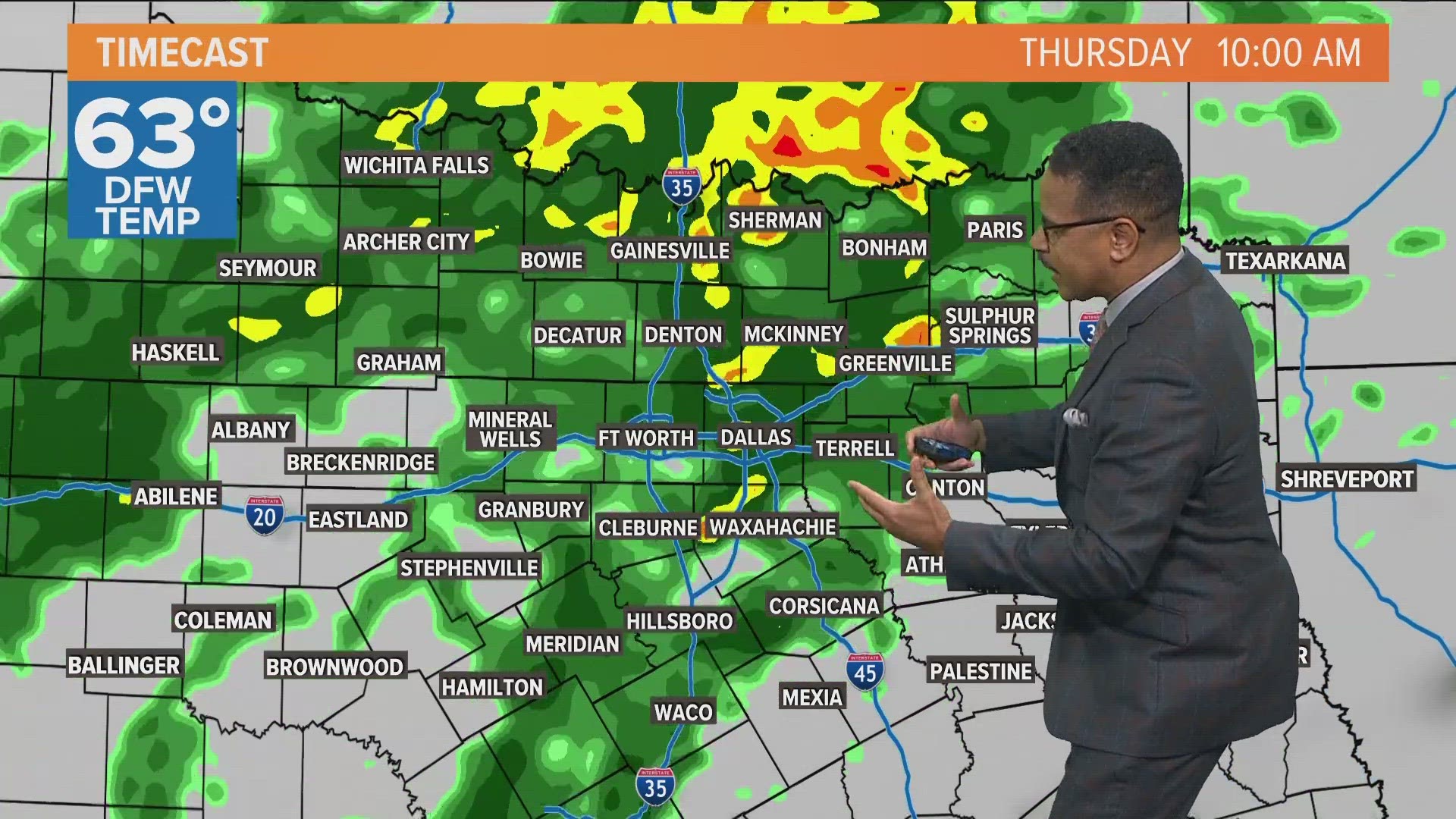 DFW Weather: Thursday Timeline For Cold Front, Rain Chances | Wfaa.com